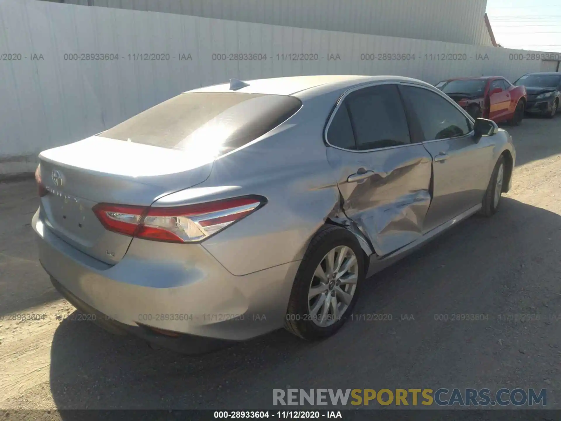 4 Photograph of a damaged car 4T1B11HK3KU193382 TOYOTA CAMRY 2019