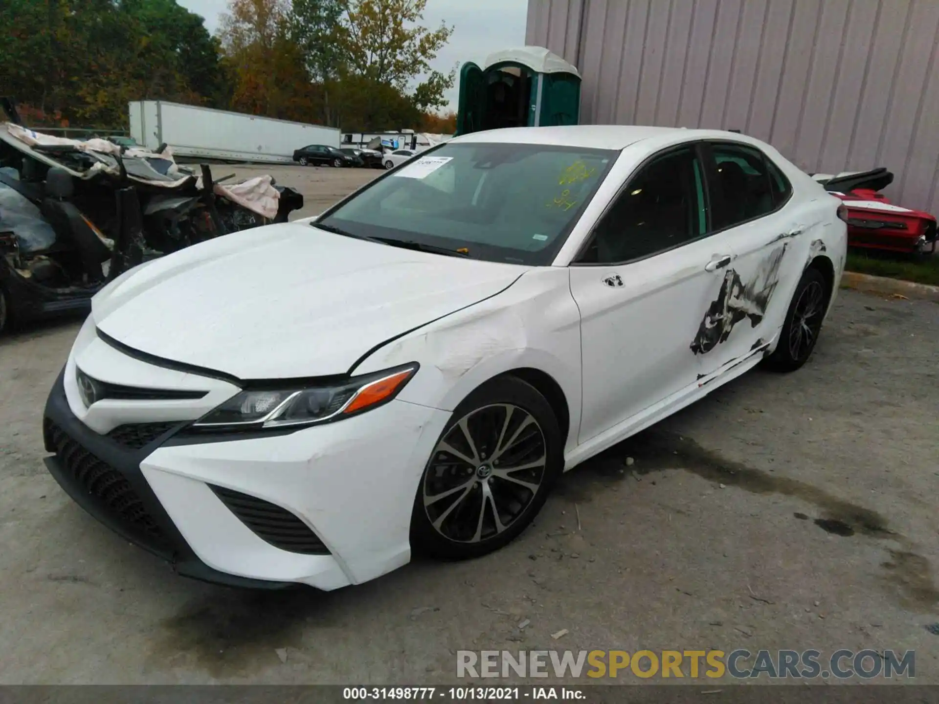 2 Photograph of a damaged car 4T1B11HK3KU193866 TOYOTA CAMRY 2019