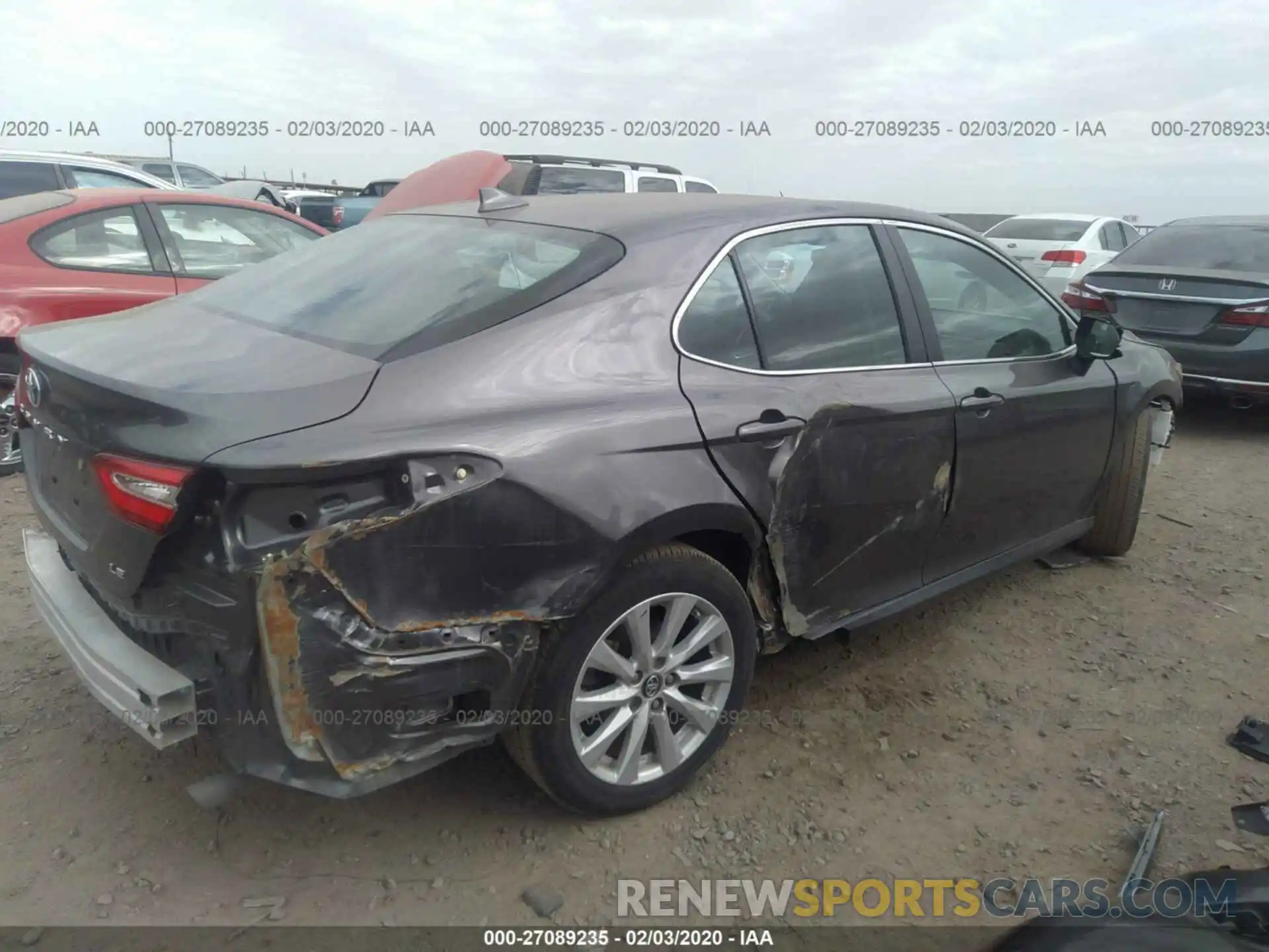 4 Photograph of a damaged car 4T1B11HK3KU194743 TOYOTA CAMRY 2019