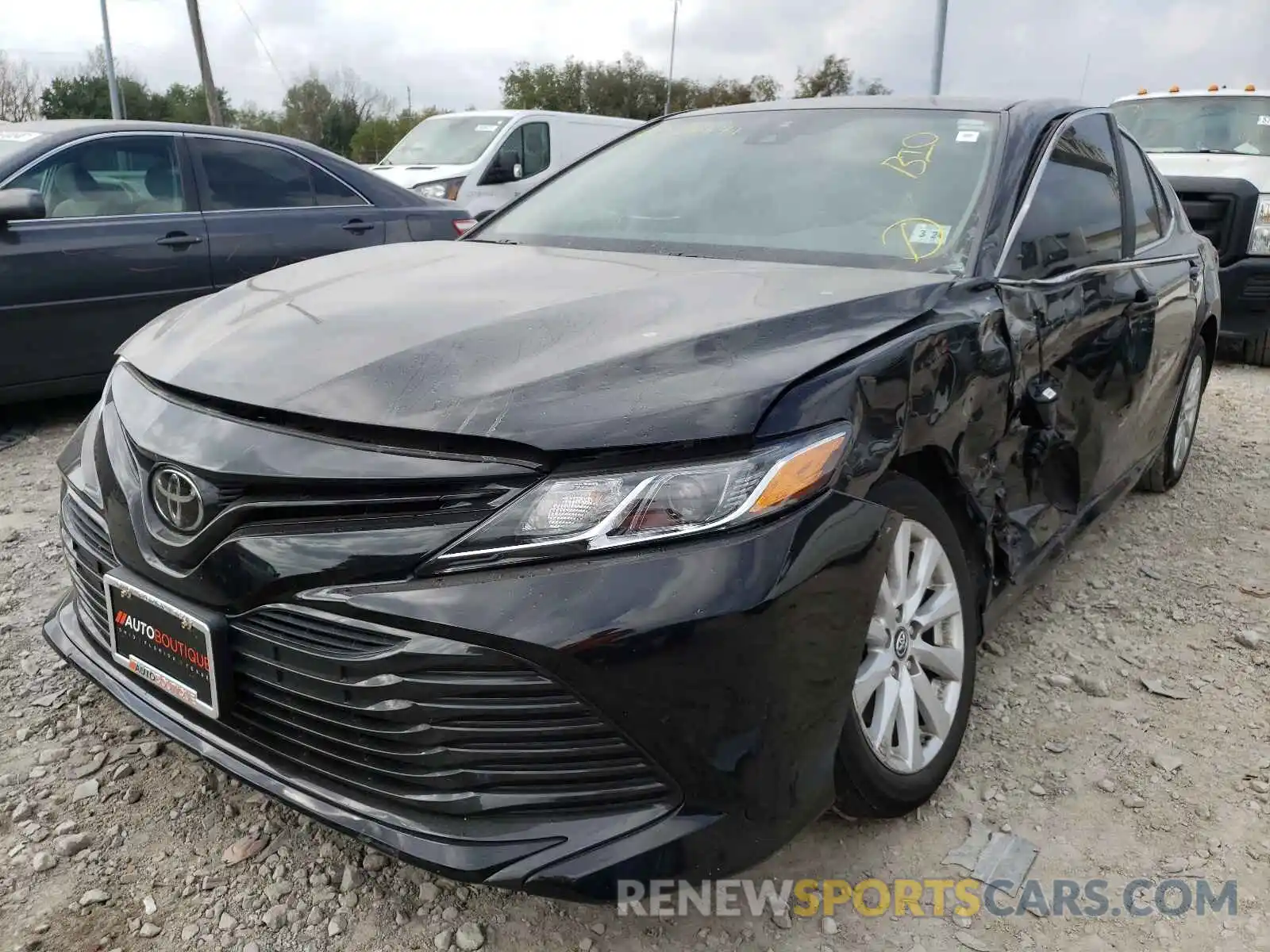 2 Photograph of a damaged car 4T1B11HK3KU196332 TOYOTA CAMRY 2019