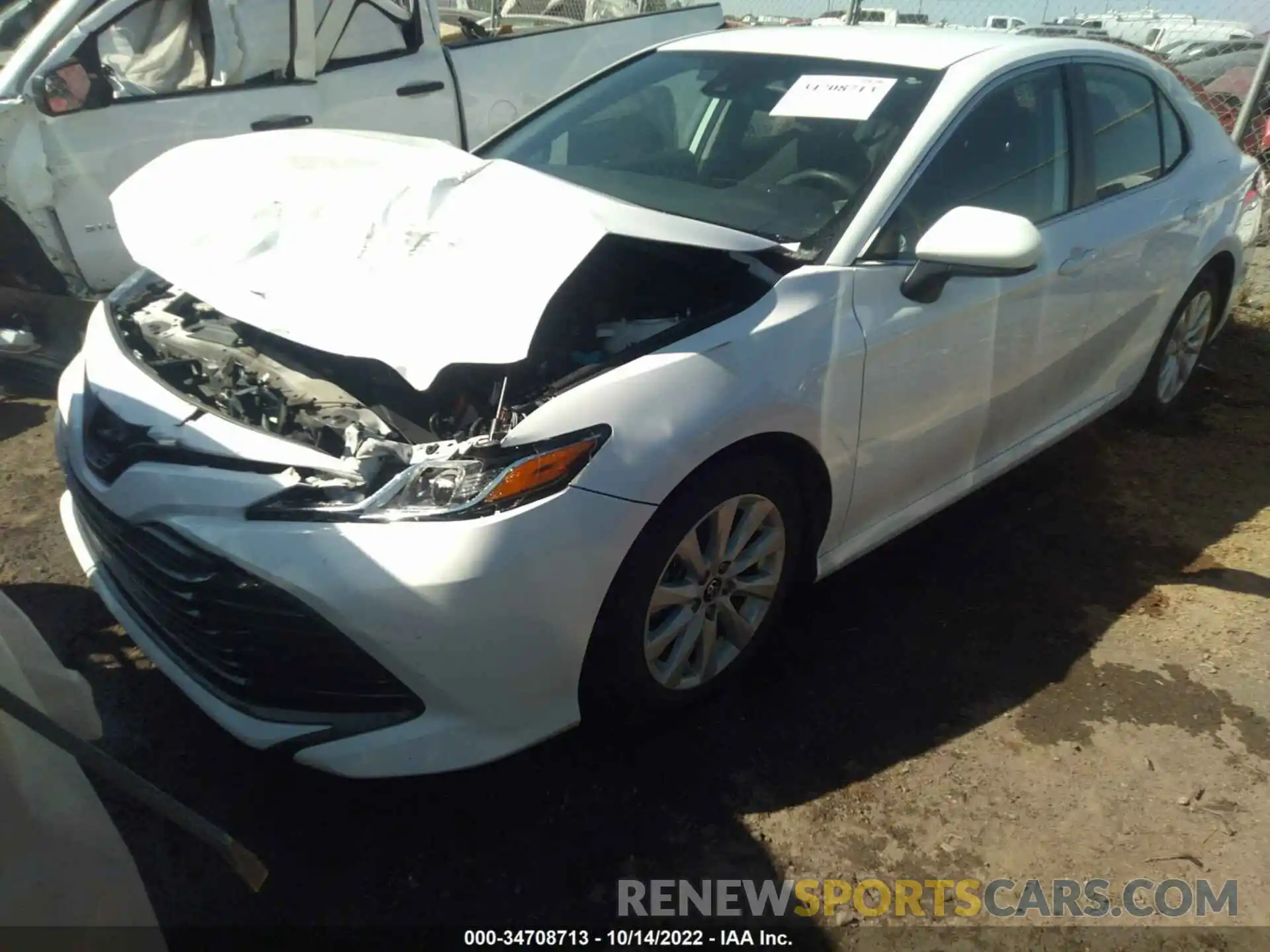 2 Photograph of a damaged car 4T1B11HK3KU196458 TOYOTA CAMRY 2019