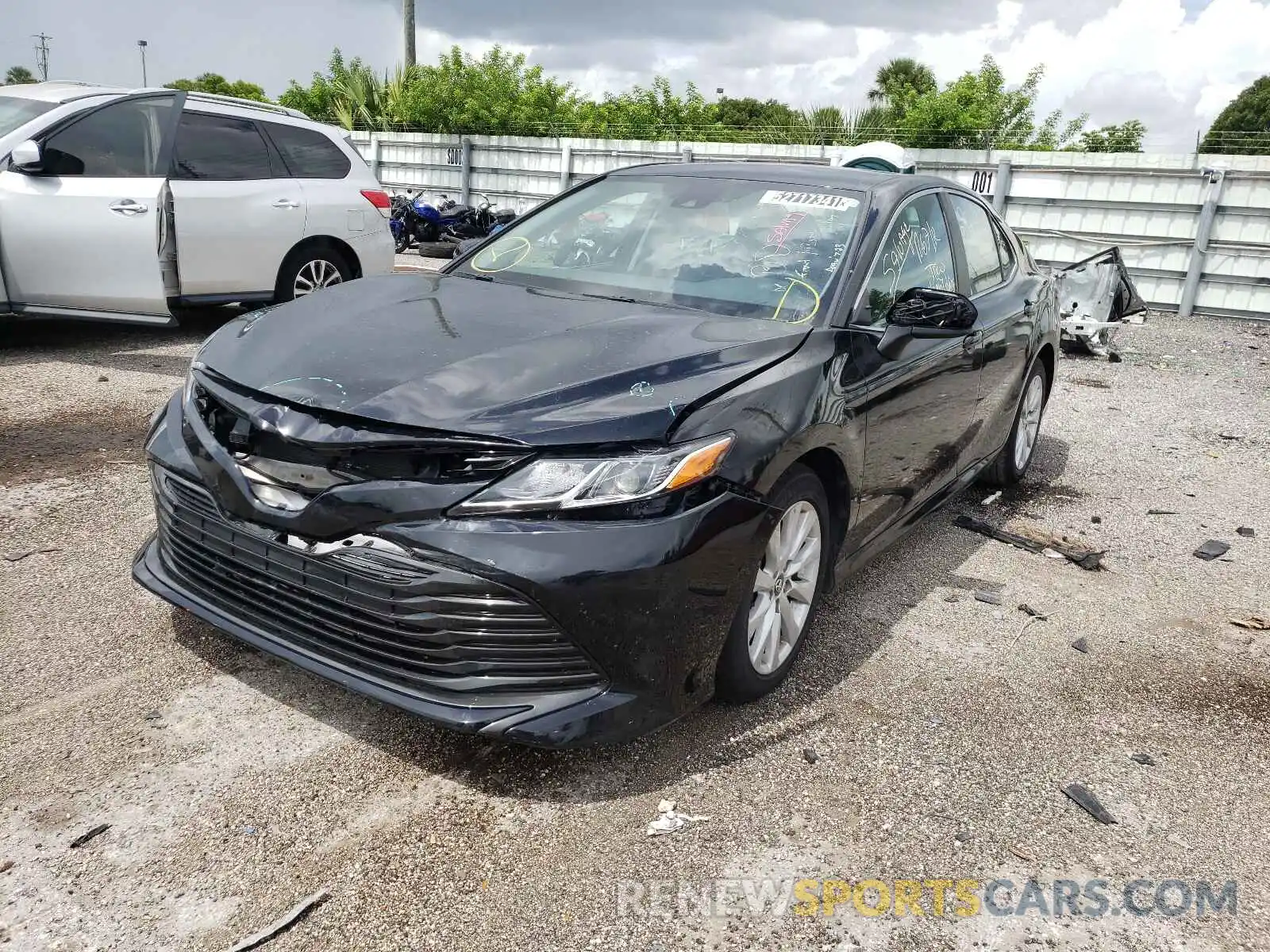 2 Photograph of a damaged car 4T1B11HK3KU196850 TOYOTA CAMRY 2019