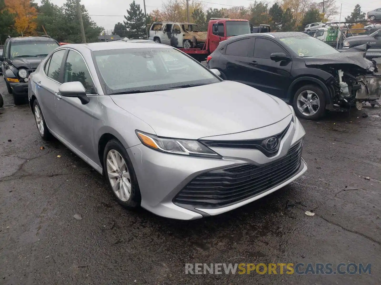 1 Photograph of a damaged car 4T1B11HK3KU196864 TOYOTA CAMRY 2019