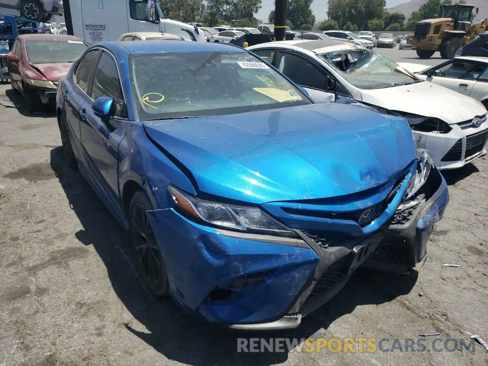 1 Photograph of a damaged car 4T1B11HK3KU196895 TOYOTA CAMRY 2019