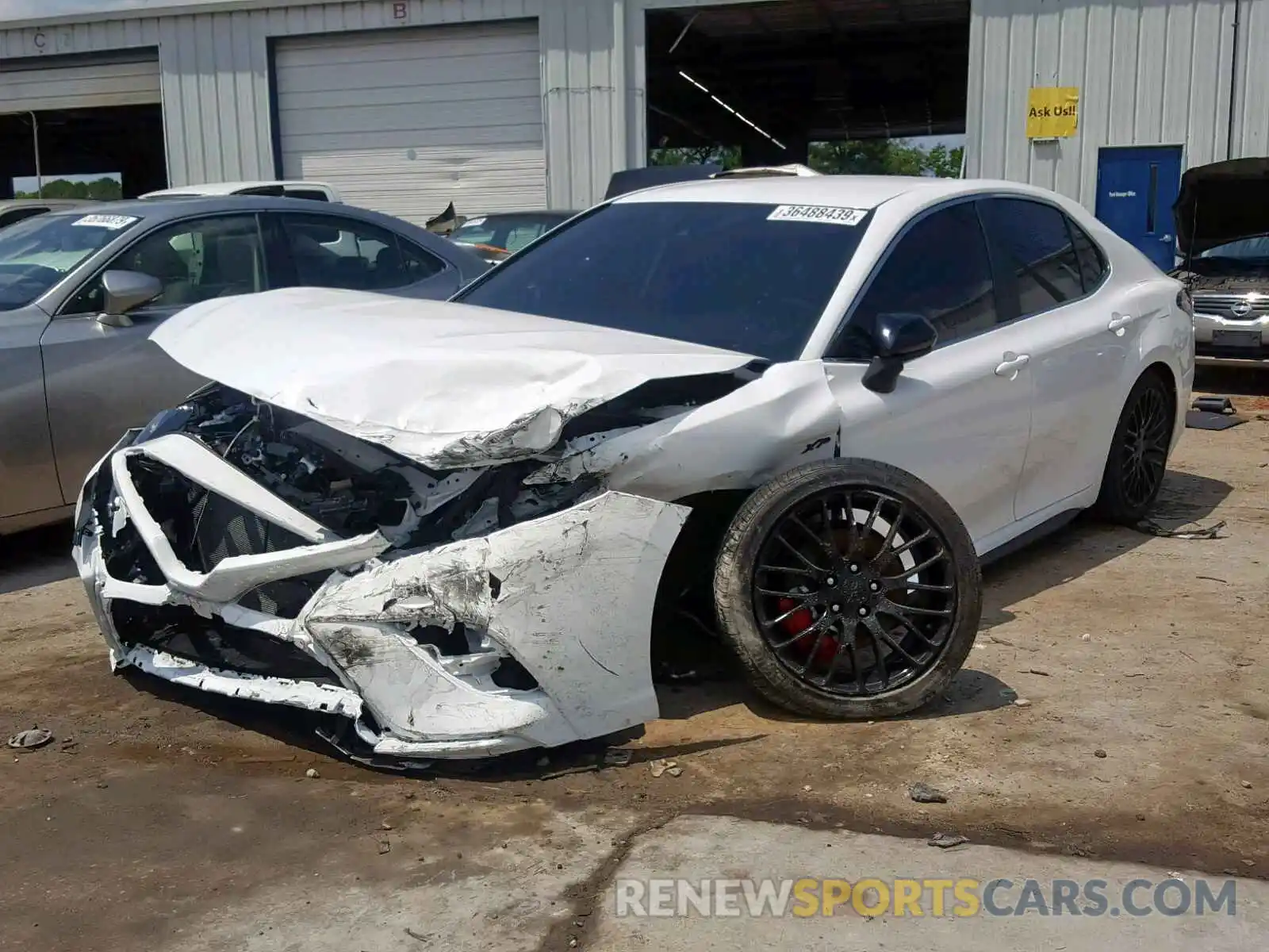 2 Photograph of a damaged car 4T1B11HK3KU197965 TOYOTA CAMRY 2019