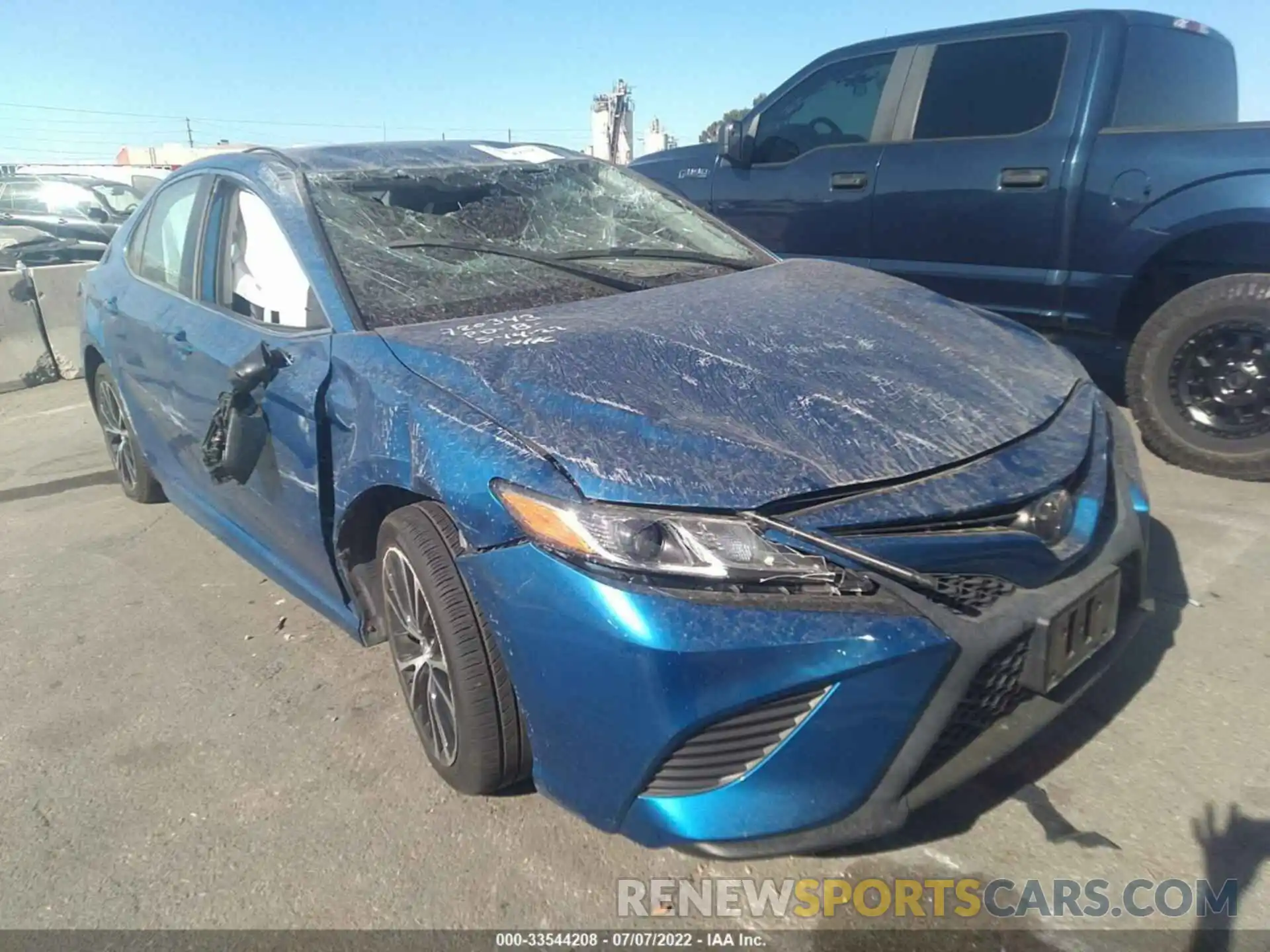 1 Photograph of a damaged car 4T1B11HK3KU198727 TOYOTA CAMRY 2019