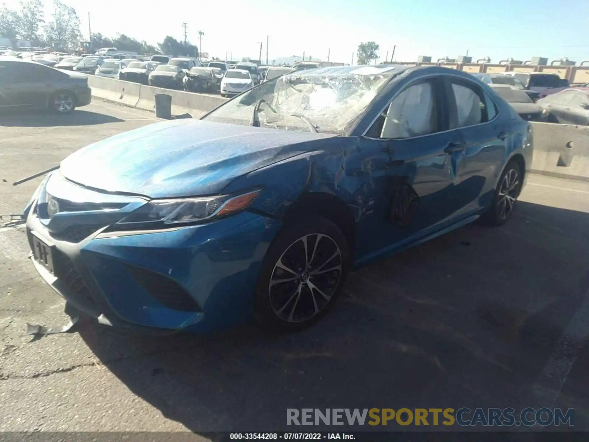 2 Photograph of a damaged car 4T1B11HK3KU198727 TOYOTA CAMRY 2019