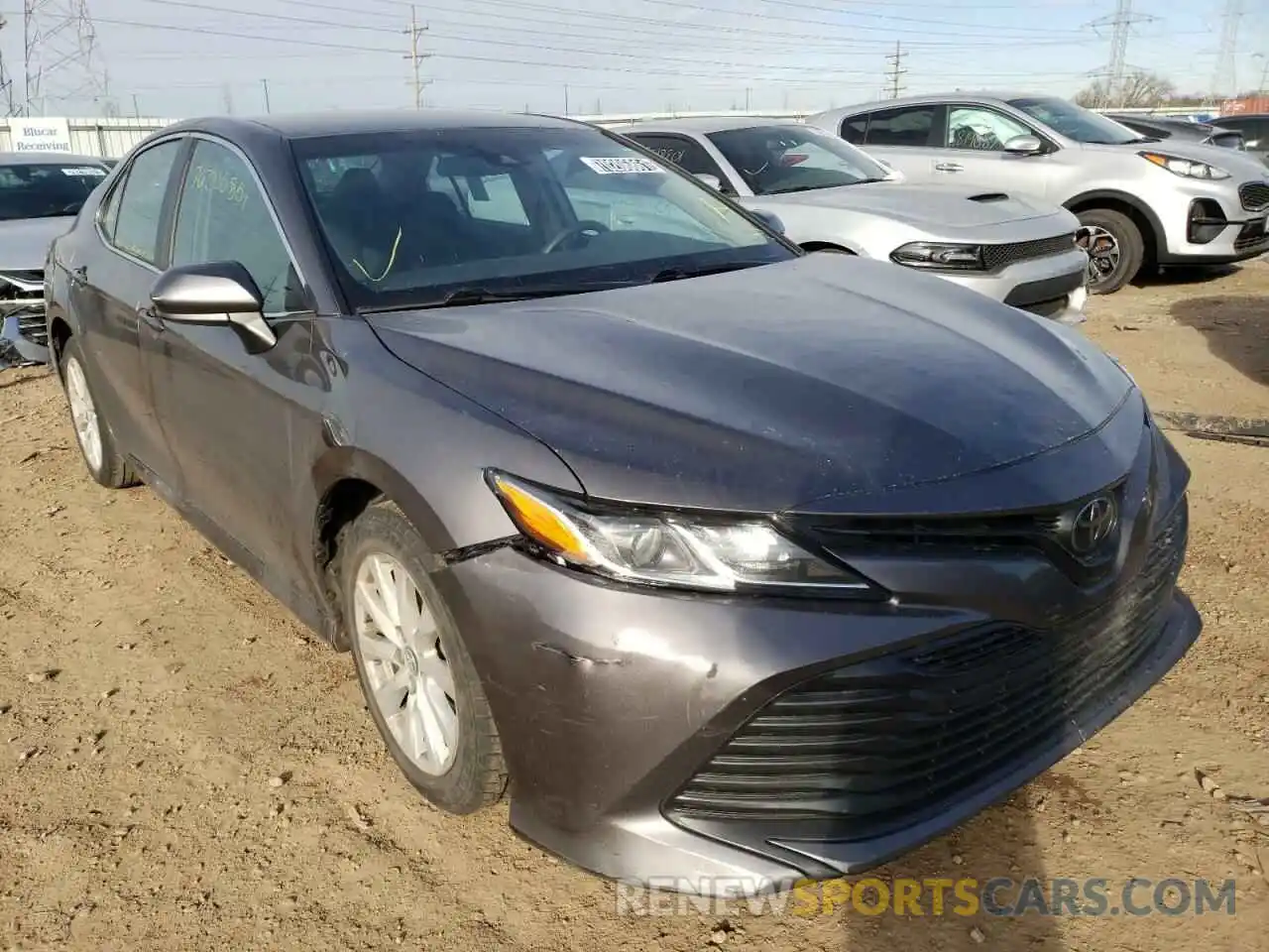 1 Photograph of a damaged car 4T1B11HK3KU199019 TOYOTA CAMRY 2019