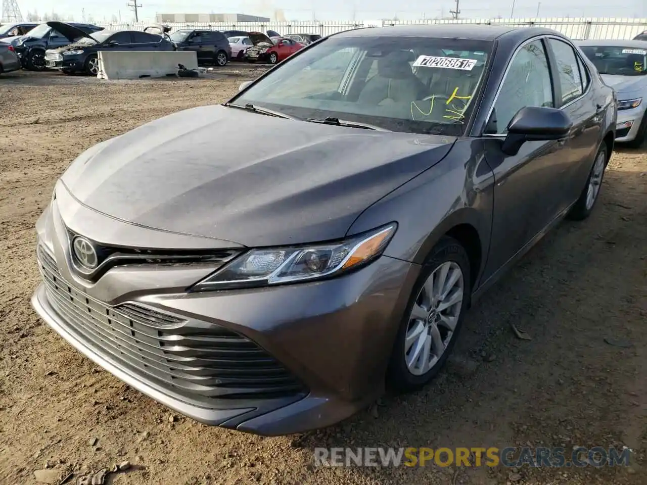 2 Photograph of a damaged car 4T1B11HK3KU199019 TOYOTA CAMRY 2019