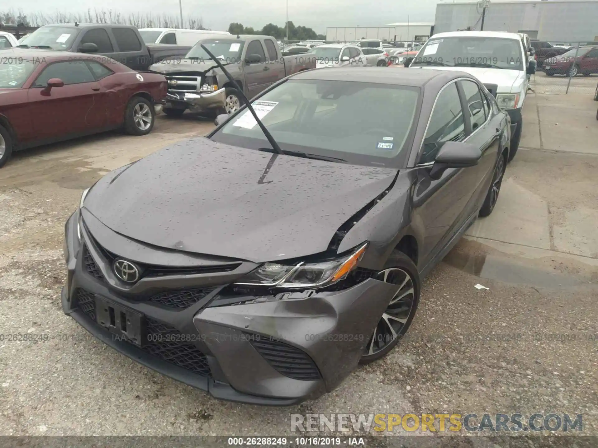 2 Photograph of a damaged car 4T1B11HK3KU199439 TOYOTA CAMRY 2019