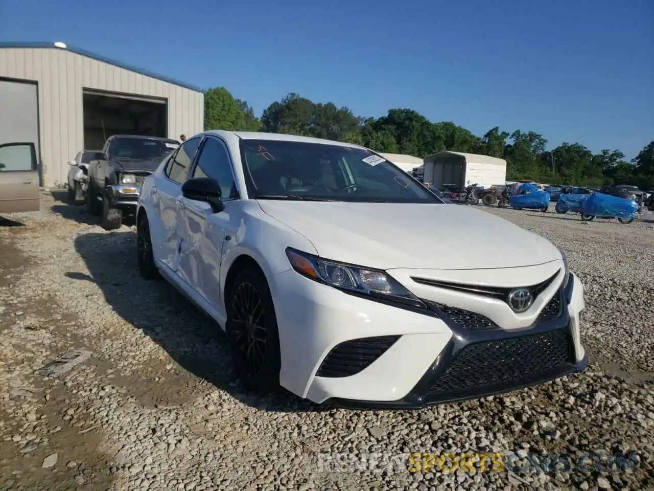 1 Photograph of a damaged car 4T1B11HK3KU199747 TOYOTA CAMRY 2019