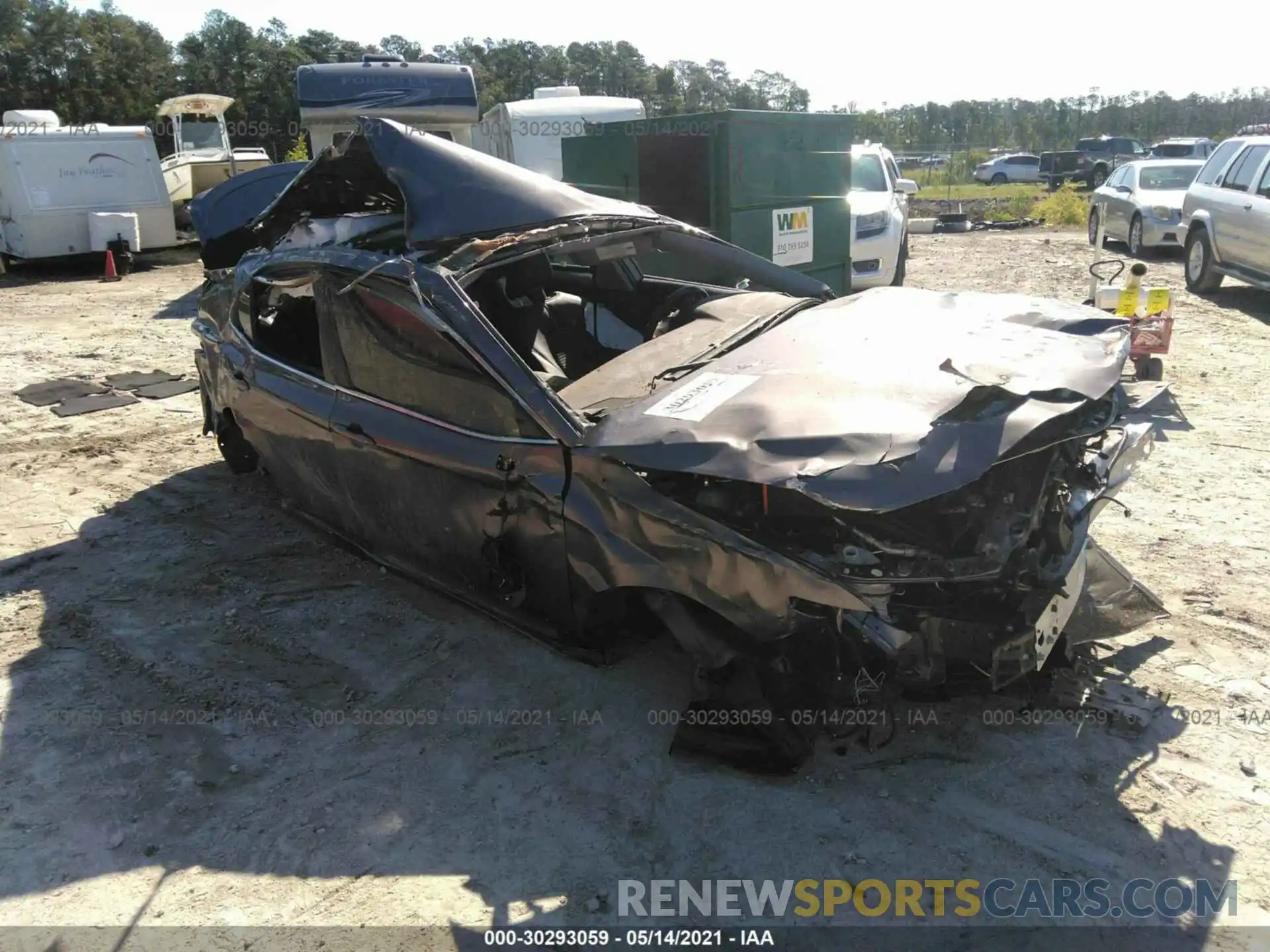 1 Photograph of a damaged car 4T1B11HK3KU199778 TOYOTA CAMRY 2019