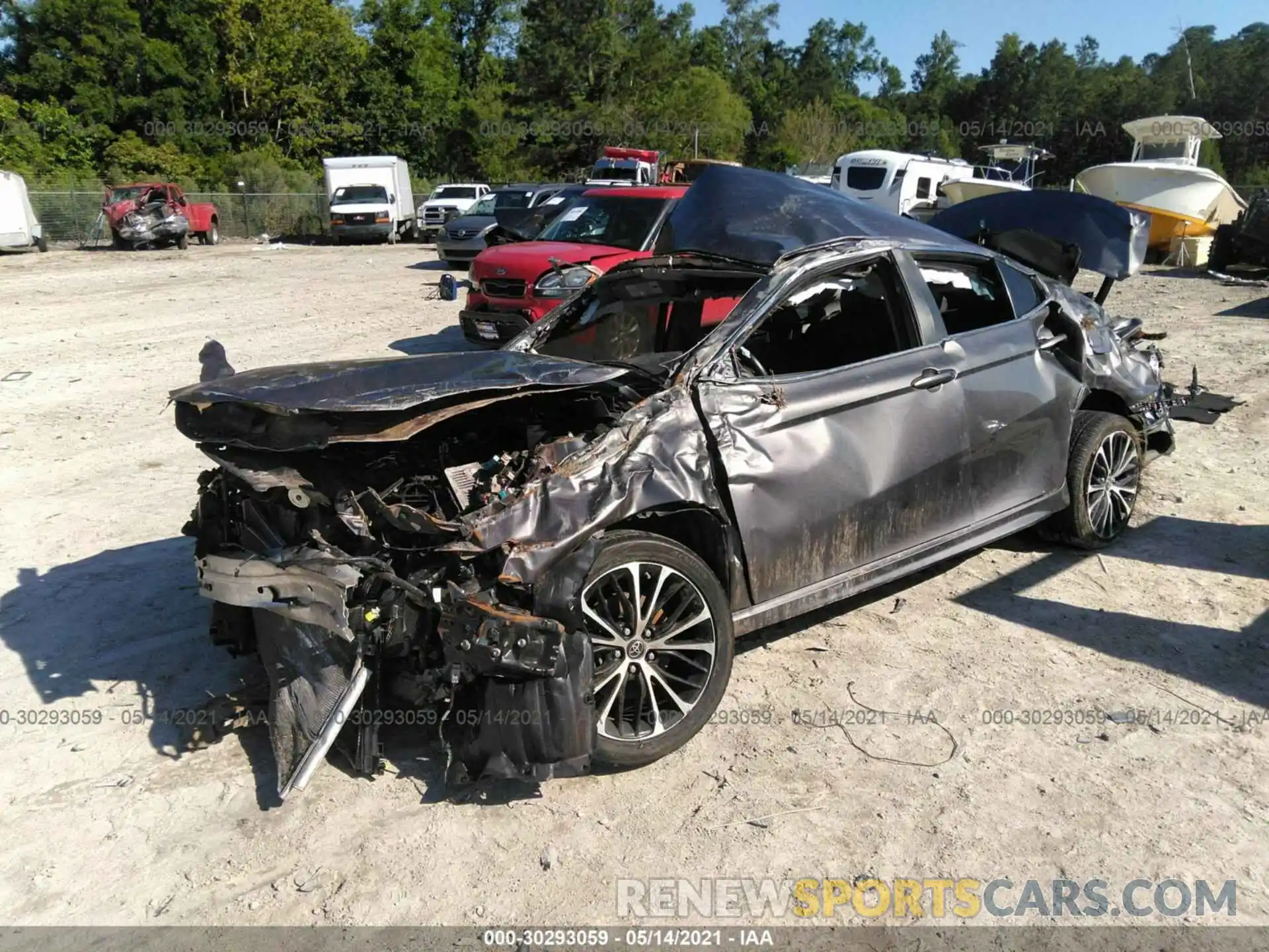 2 Photograph of a damaged car 4T1B11HK3KU199778 TOYOTA CAMRY 2019