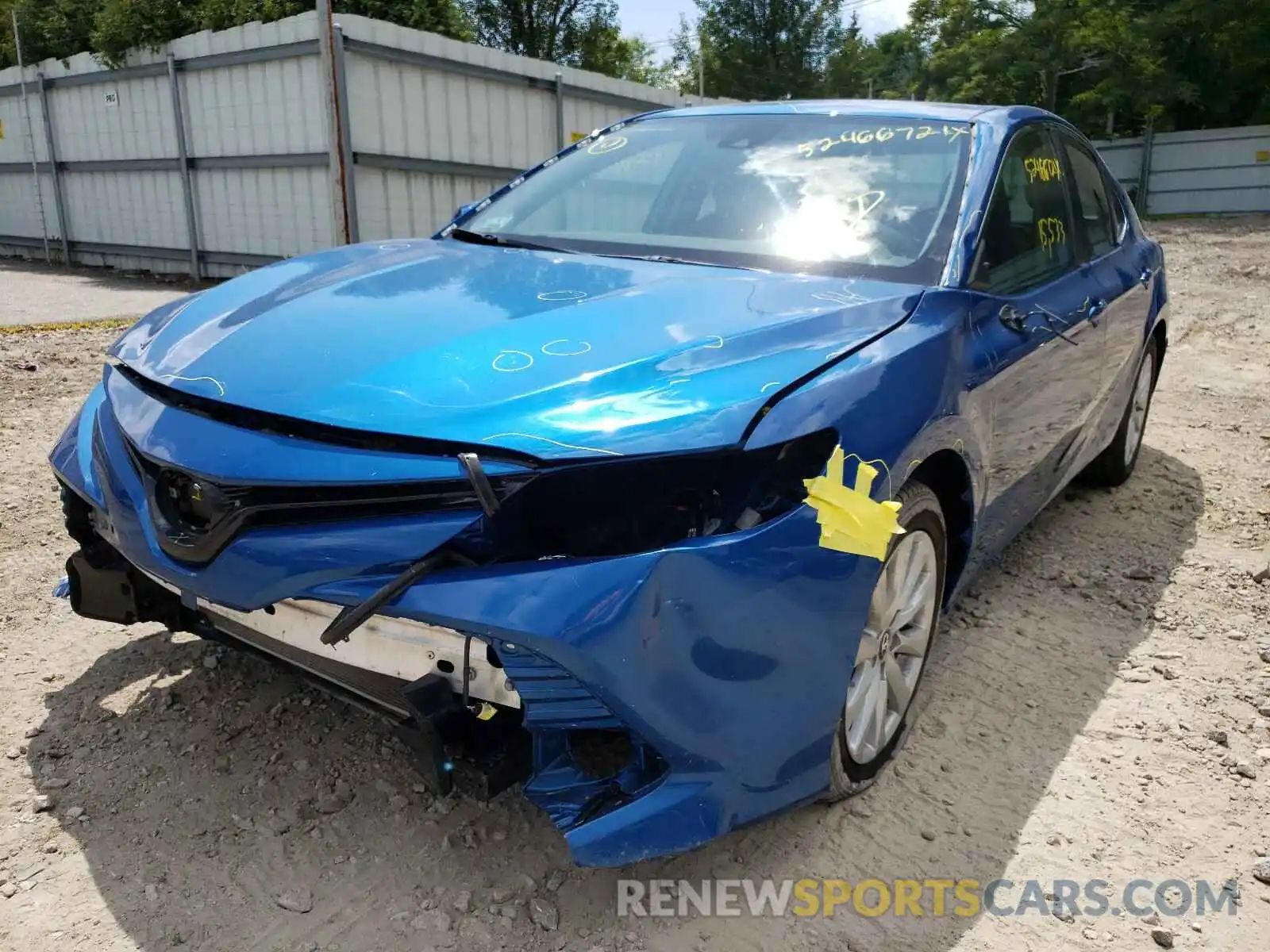 2 Photograph of a damaged car 4T1B11HK3KU200329 TOYOTA CAMRY 2019