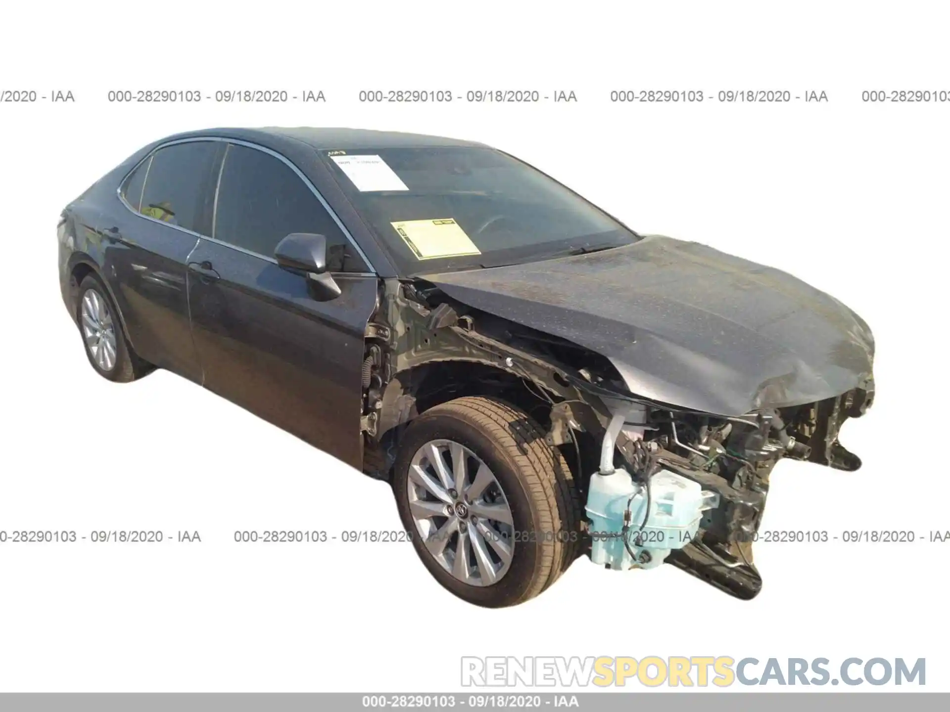 1 Photograph of a damaged car 4T1B11HK3KU201111 TOYOTA CAMRY 2019