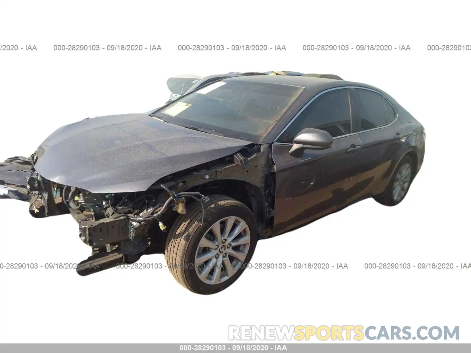 2 Photograph of a damaged car 4T1B11HK3KU201111 TOYOTA CAMRY 2019