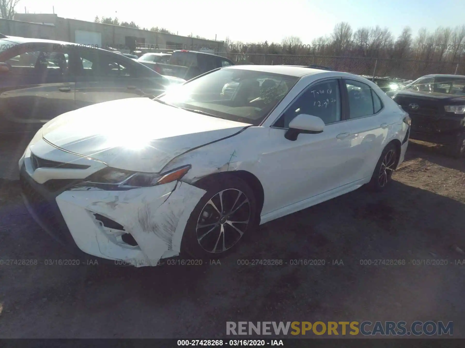 2 Photograph of a damaged car 4T1B11HK3KU202291 TOYOTA CAMRY 2019