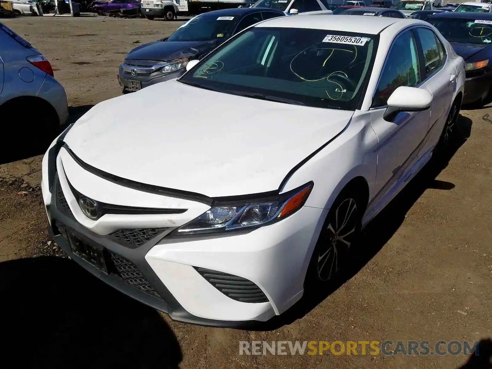 2 Photograph of a damaged car 4T1B11HK3KU203389 TOYOTA CAMRY 2019