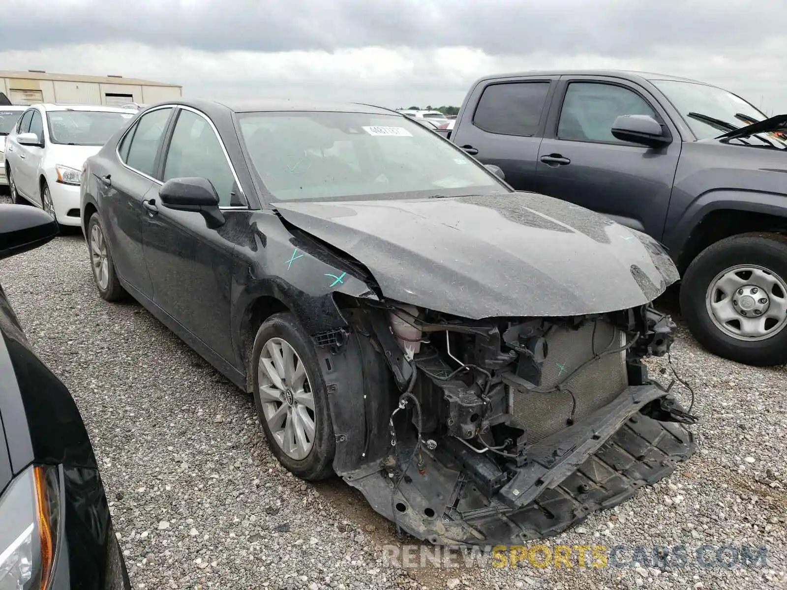 1 Photograph of a damaged car 4T1B11HK3KU204316 TOYOTA CAMRY 2019