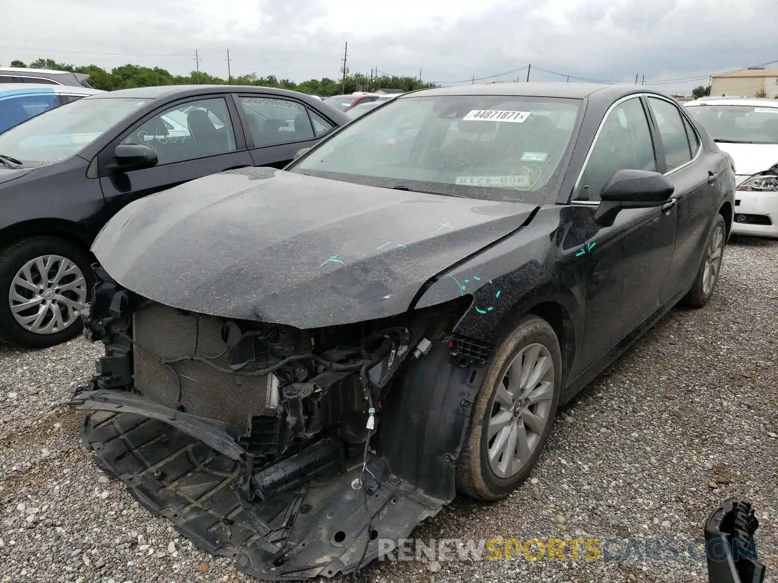 2 Photograph of a damaged car 4T1B11HK3KU204316 TOYOTA CAMRY 2019