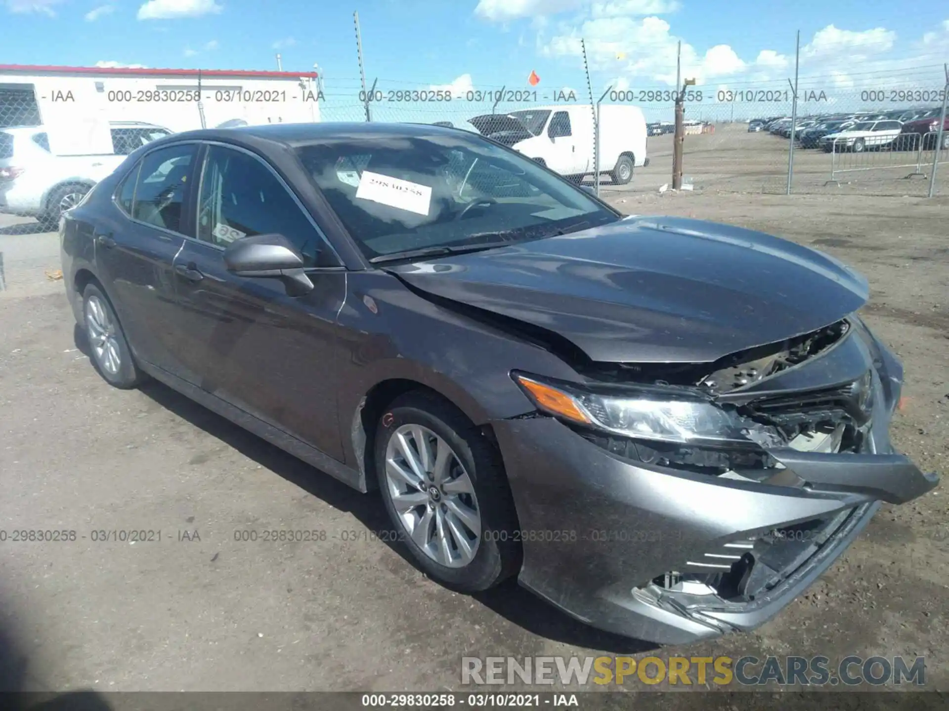 1 Photograph of a damaged car 4T1B11HK3KU204798 TOYOTA CAMRY 2019