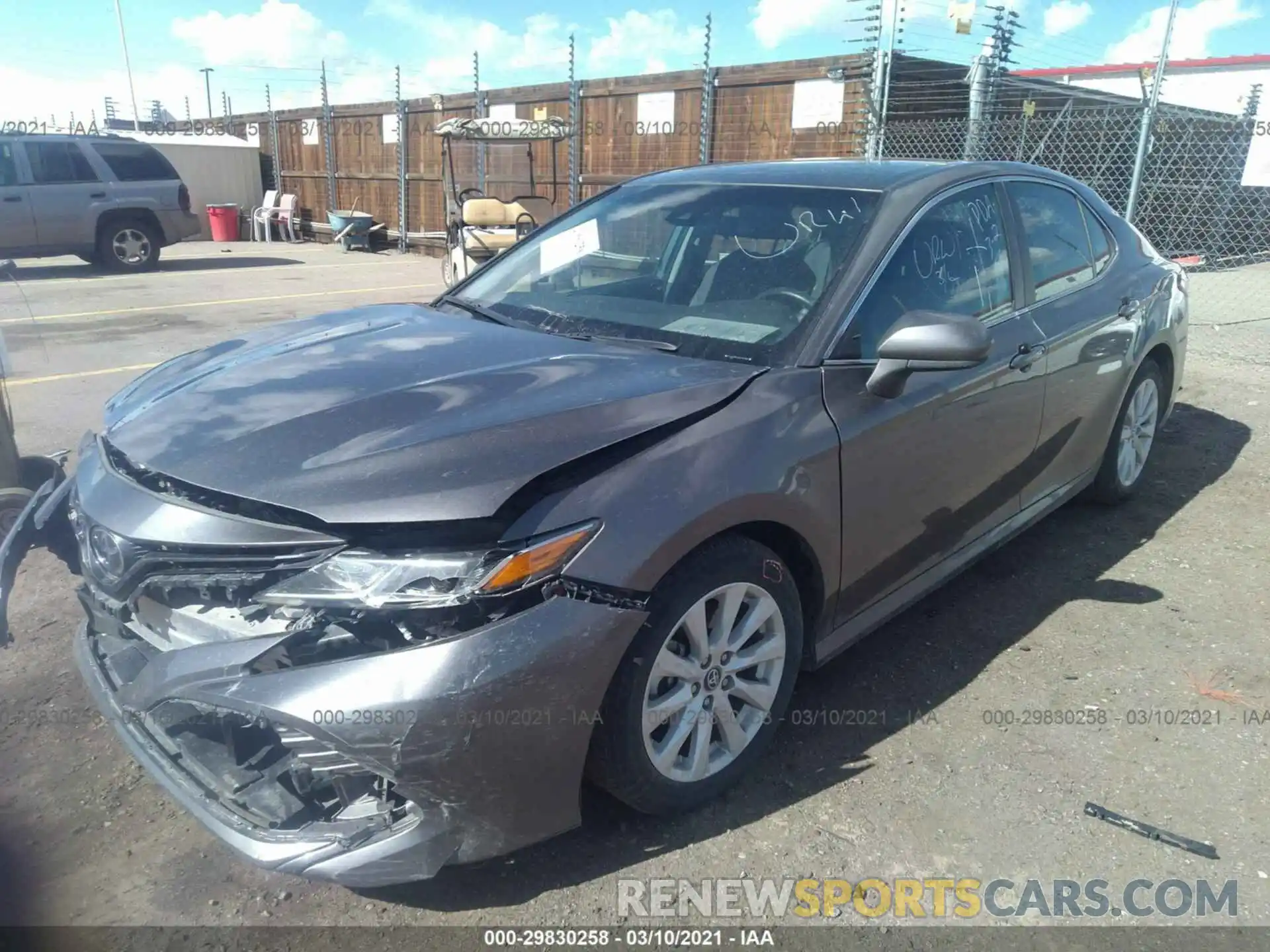 2 Photograph of a damaged car 4T1B11HK3KU204798 TOYOTA CAMRY 2019