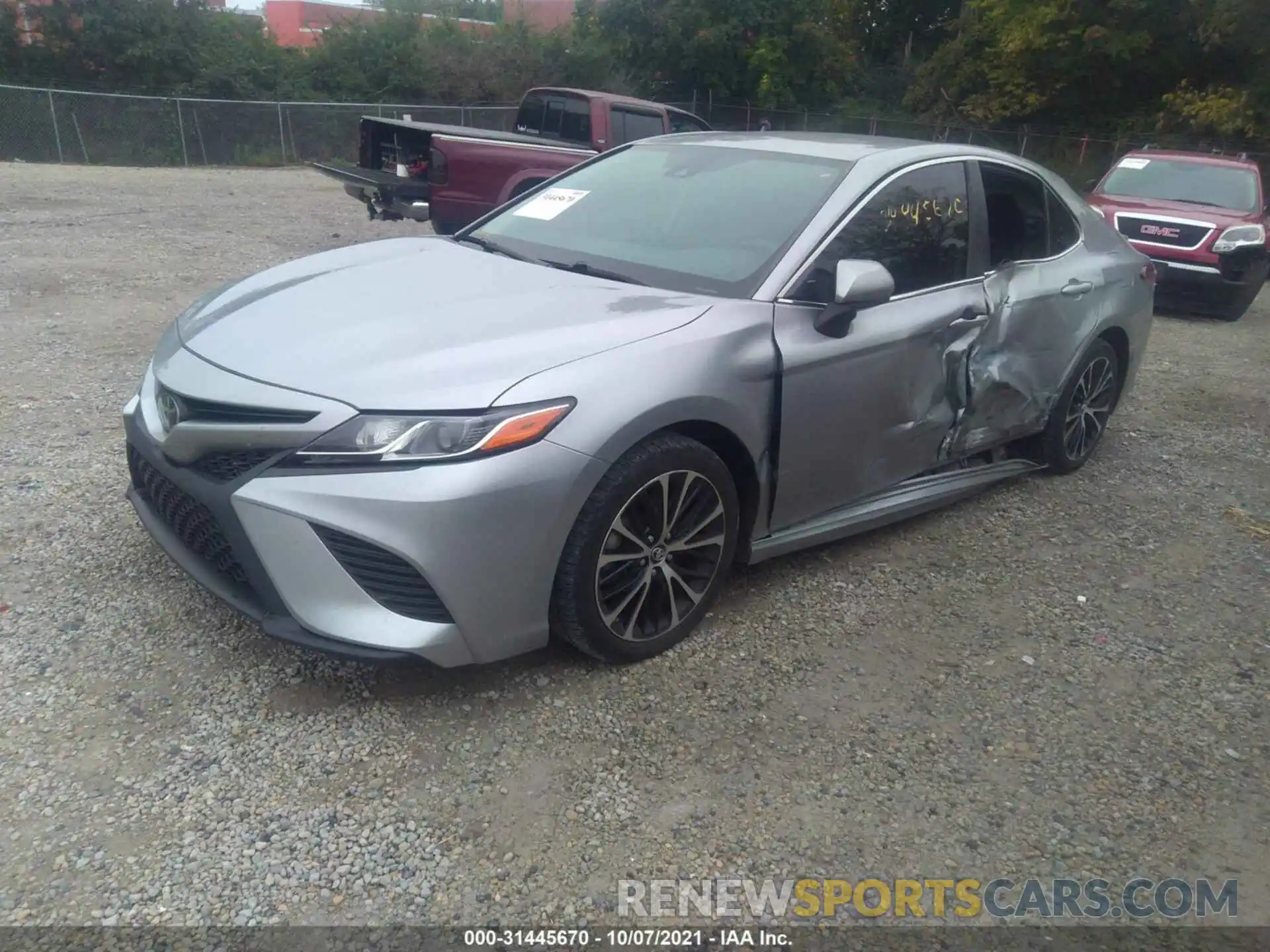 2 Photograph of a damaged car 4T1B11HK3KU204834 TOYOTA CAMRY 2019