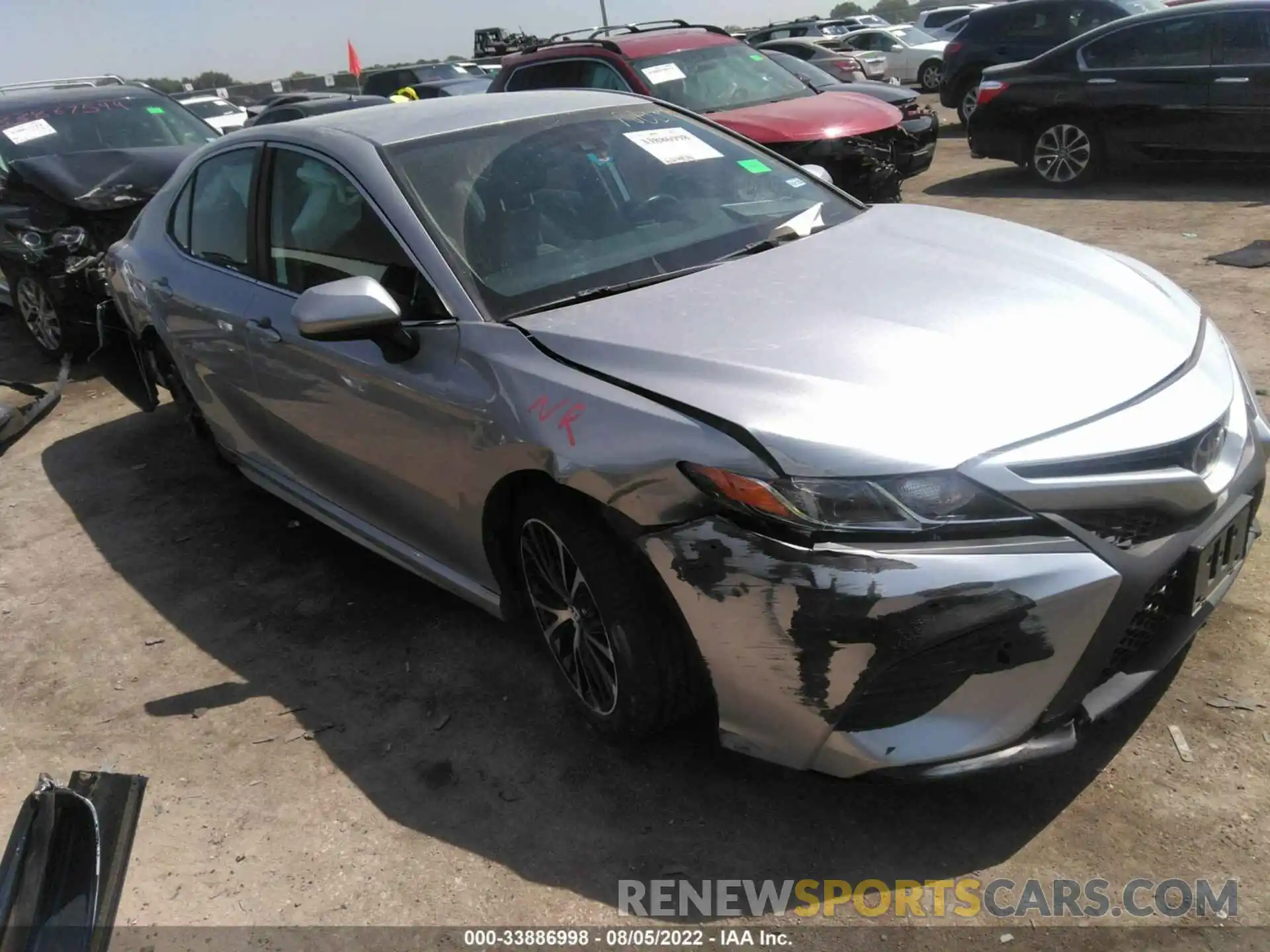 1 Photograph of a damaged car 4T1B11HK3KU205482 TOYOTA CAMRY 2019