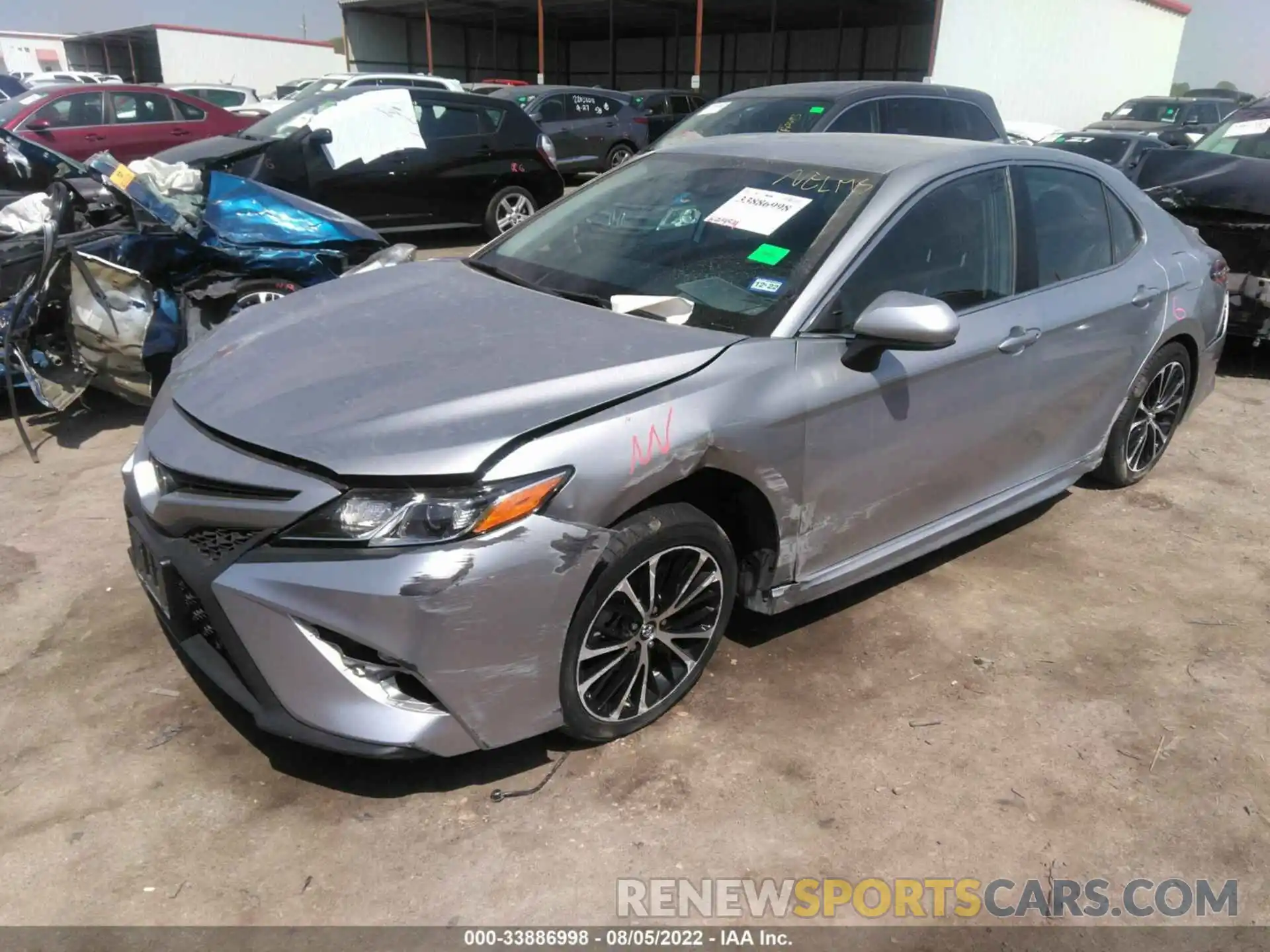 2 Photograph of a damaged car 4T1B11HK3KU205482 TOYOTA CAMRY 2019