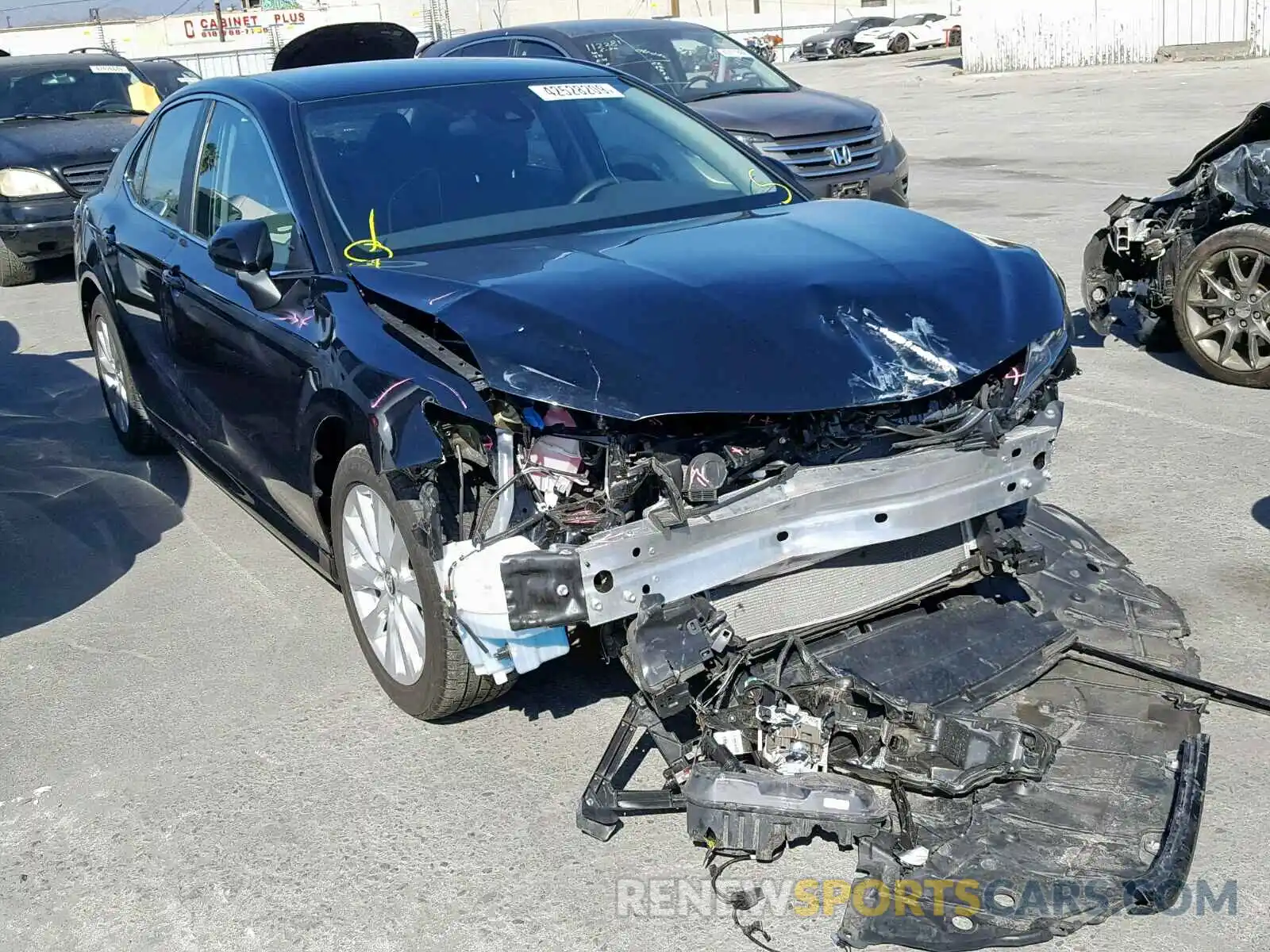 1 Photograph of a damaged car 4T1B11HK3KU205515 TOYOTA CAMRY 2019