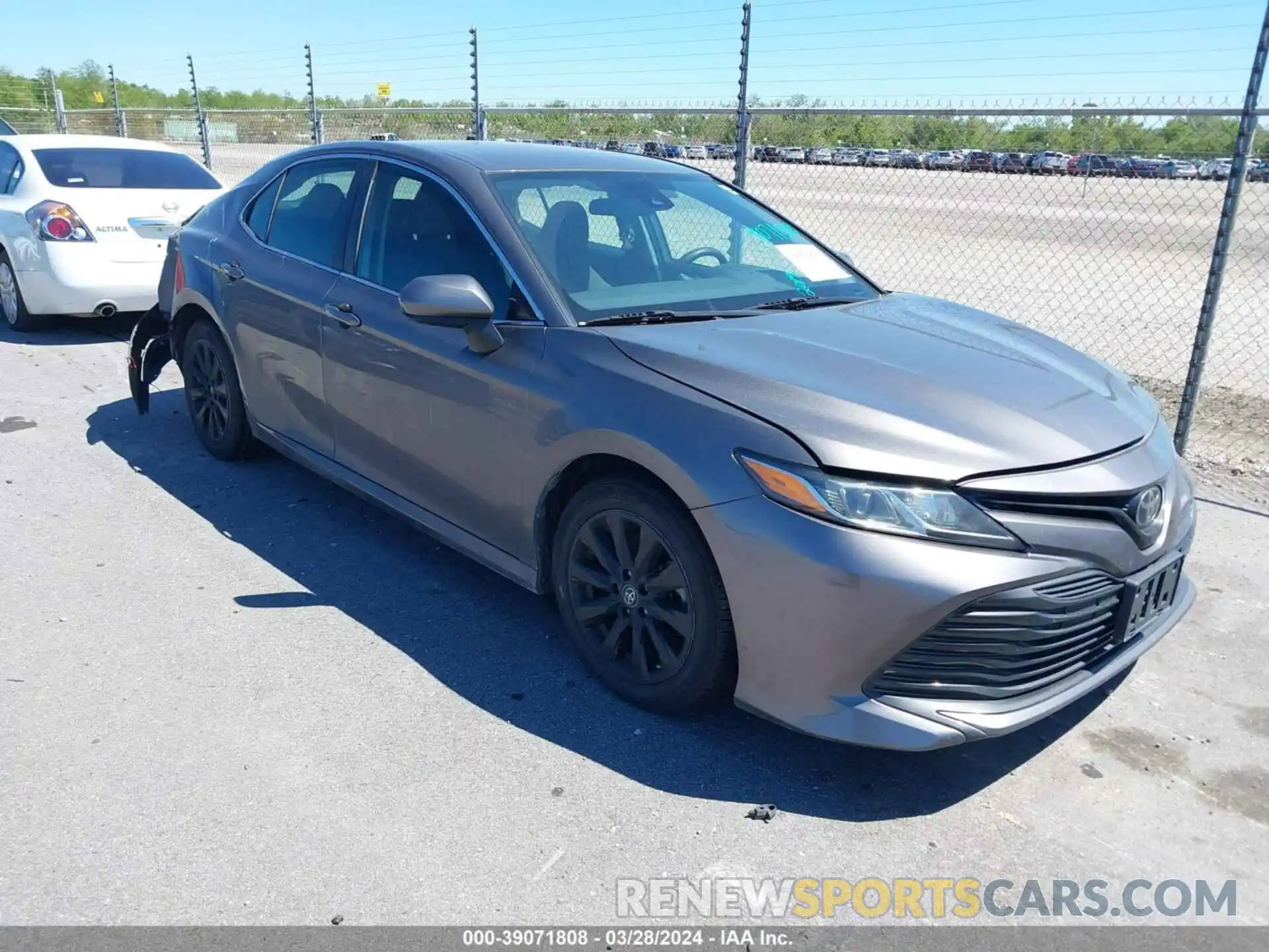 1 Photograph of a damaged car 4T1B11HK3KU205675 TOYOTA CAMRY 2019