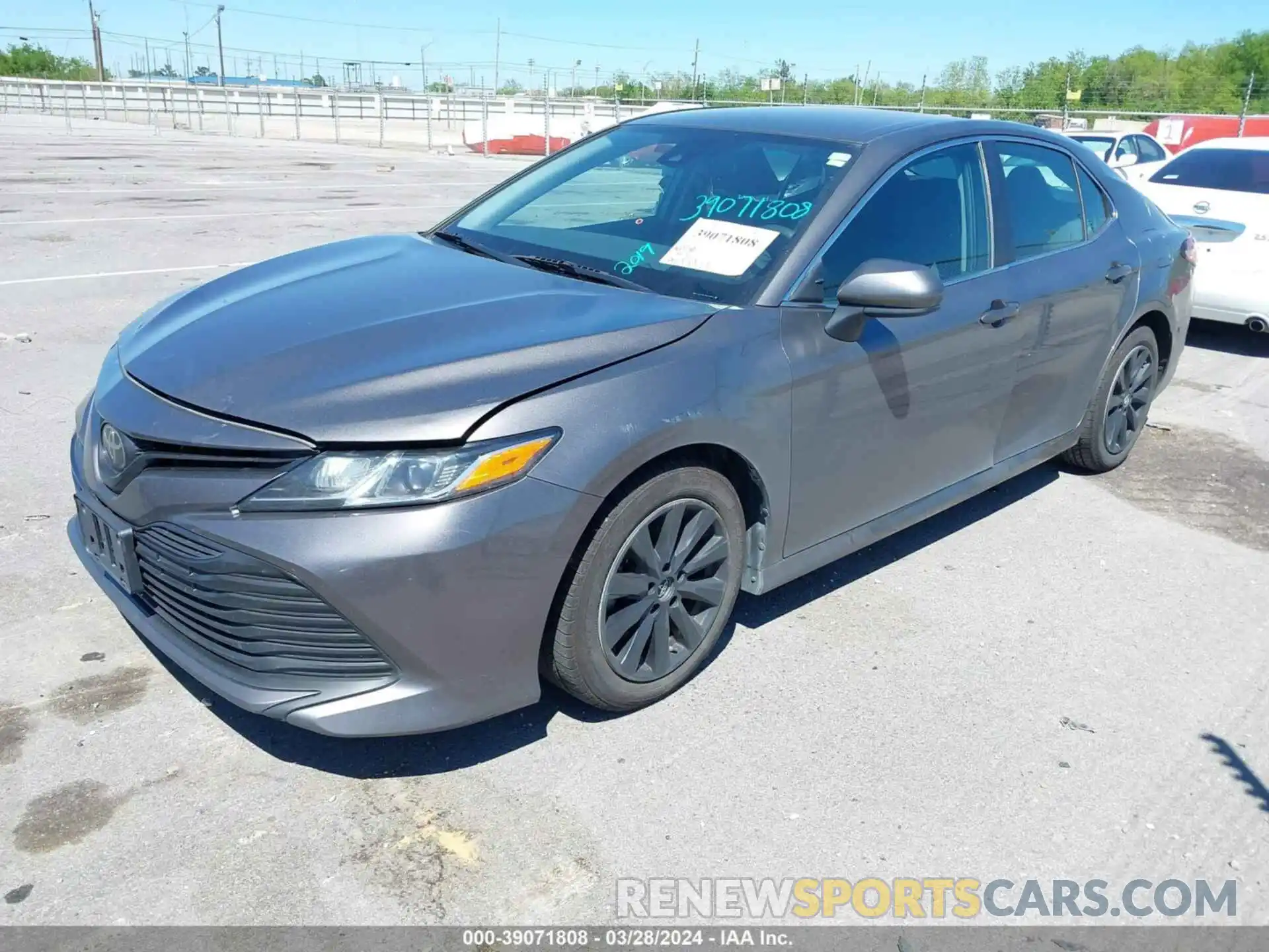 2 Photograph of a damaged car 4T1B11HK3KU205675 TOYOTA CAMRY 2019