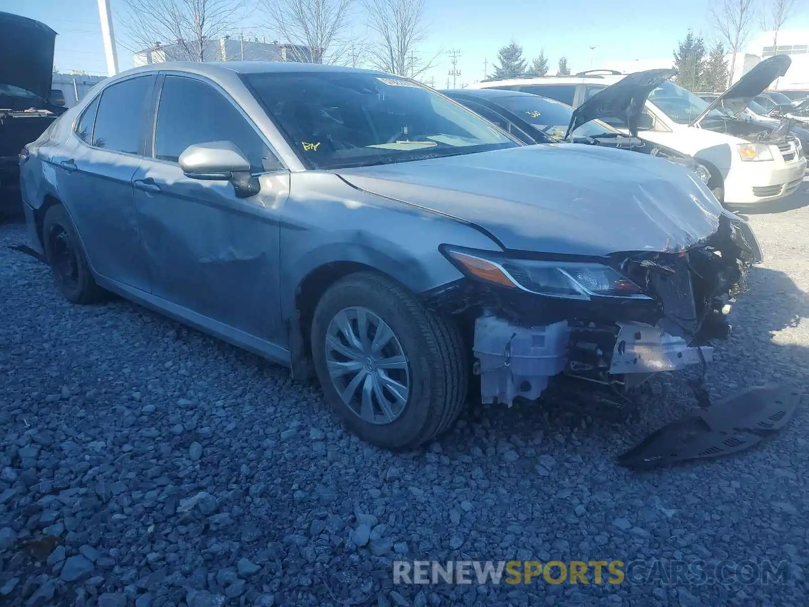 1 Photograph of a damaged car 4T1B11HK3KU205871 TOYOTA CAMRY 2019