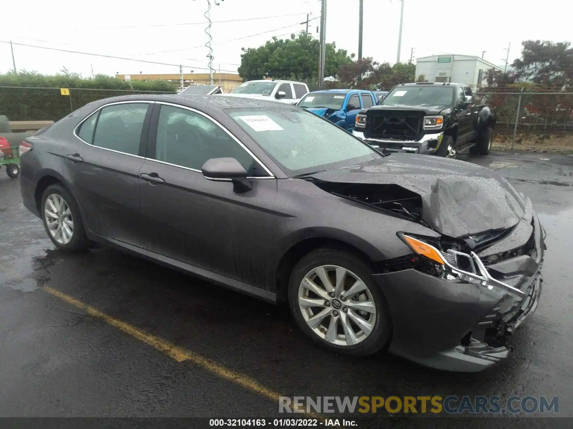 1 Photograph of a damaged car 4T1B11HK3KU206728 TOYOTA CAMRY 2019