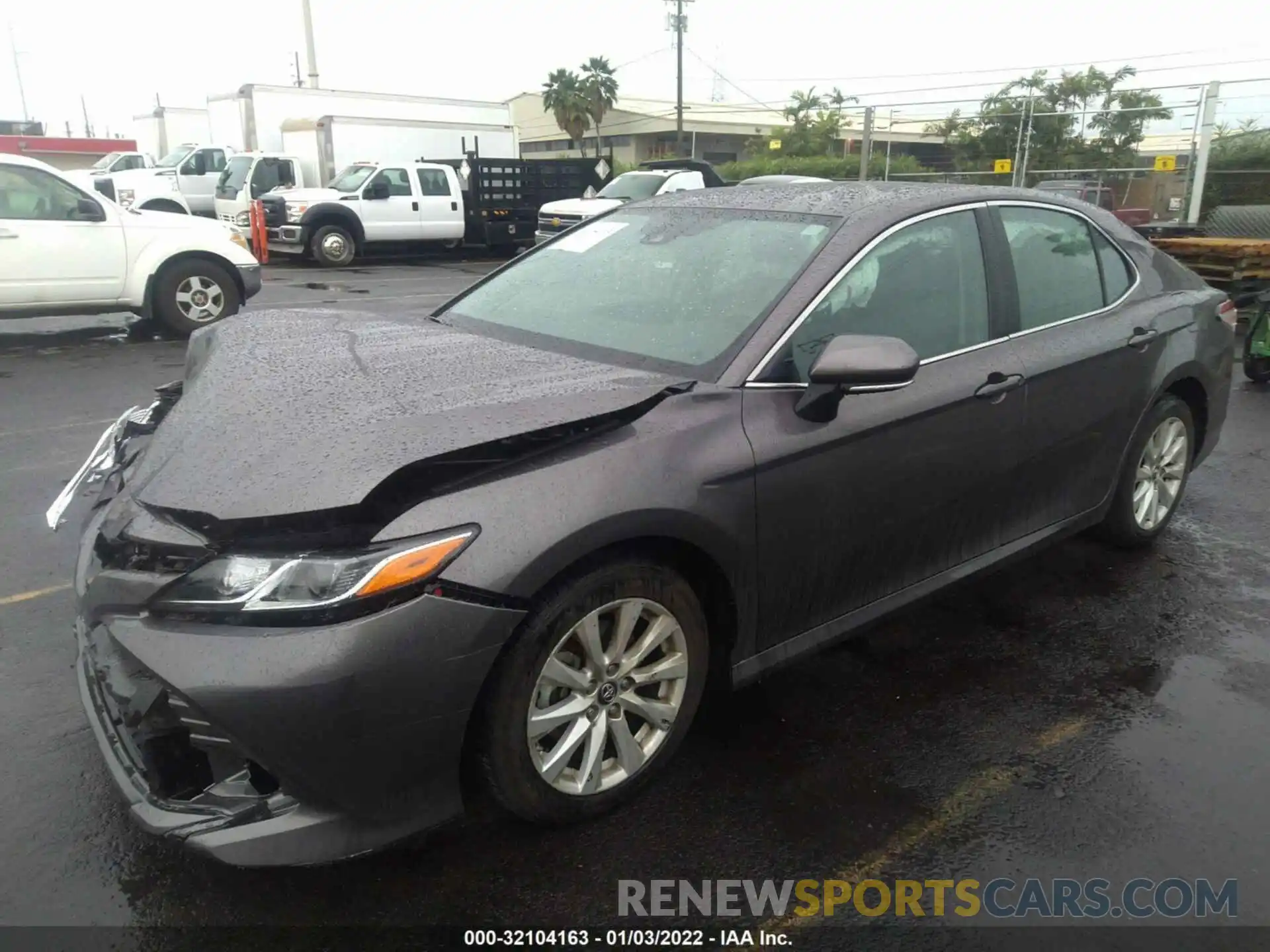 2 Photograph of a damaged car 4T1B11HK3KU206728 TOYOTA CAMRY 2019