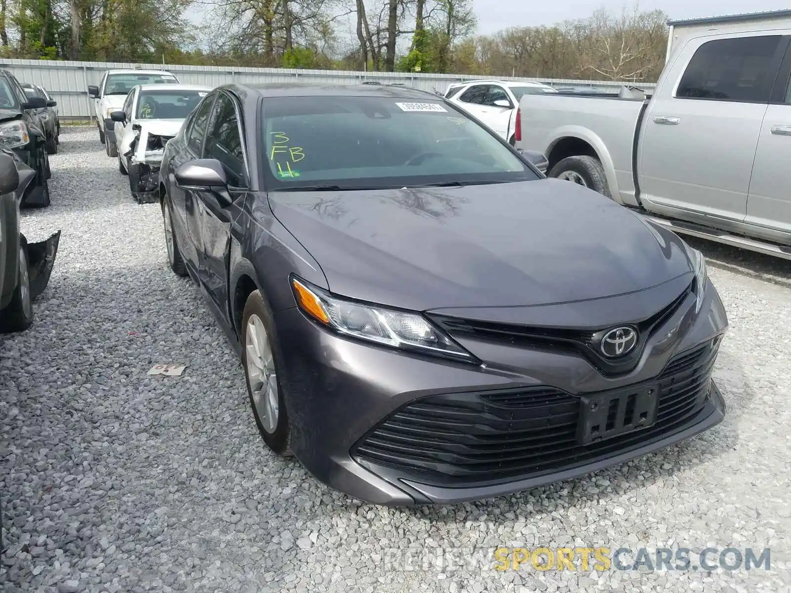 1 Photograph of a damaged car 4T1B11HK3KU207717 TOYOTA CAMRY 2019