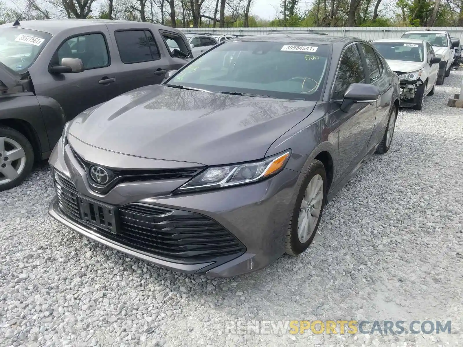 2 Photograph of a damaged car 4T1B11HK3KU207717 TOYOTA CAMRY 2019