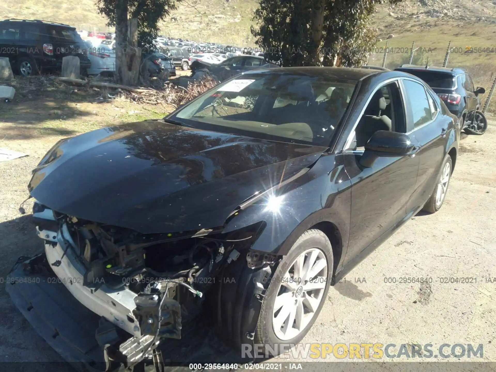 2 Photograph of a damaged car 4T1B11HK3KU209872 TOYOTA CAMRY 2019