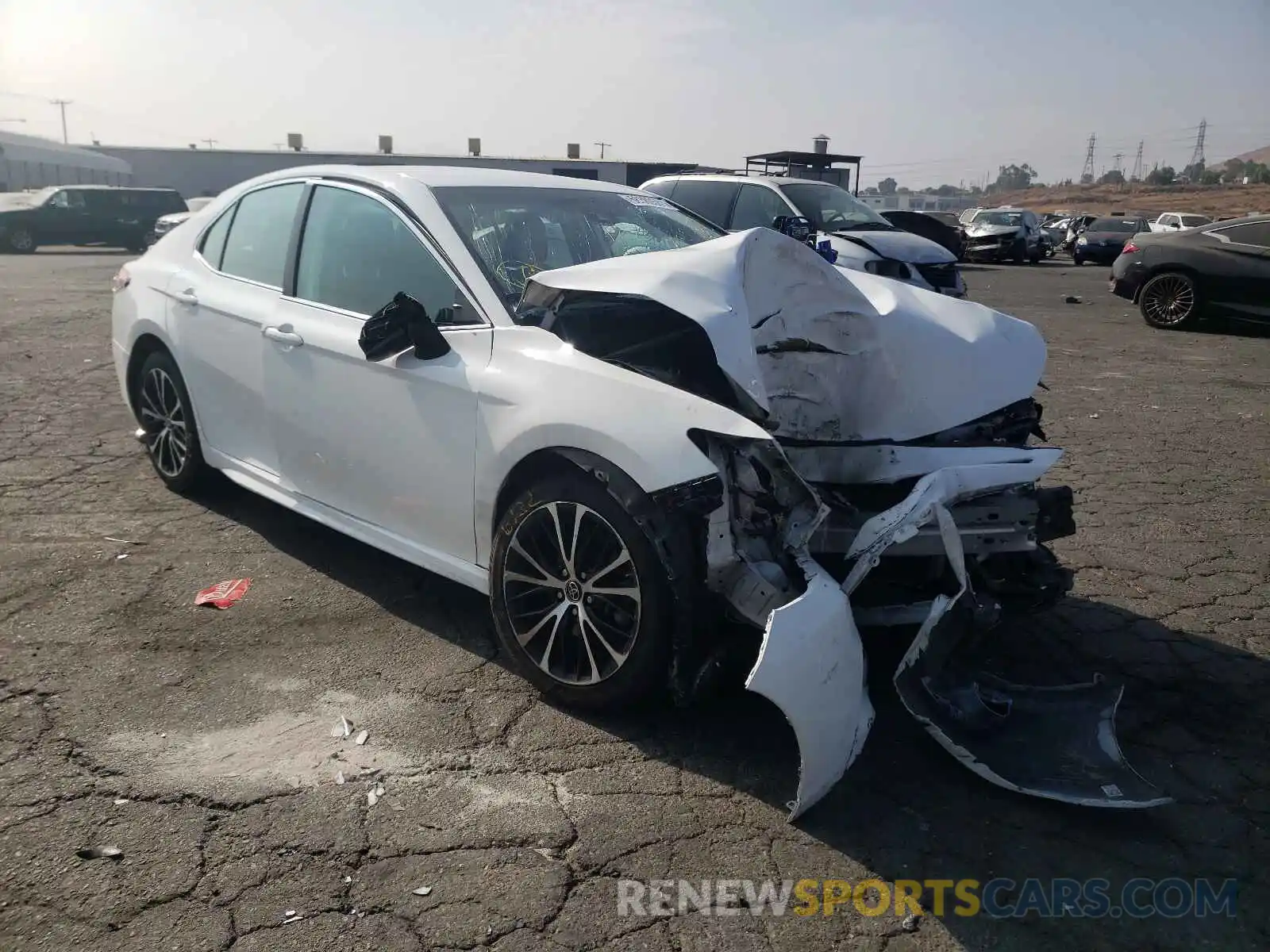 1 Photograph of a damaged car 4T1B11HK3KU211590 TOYOTA CAMRY 2019