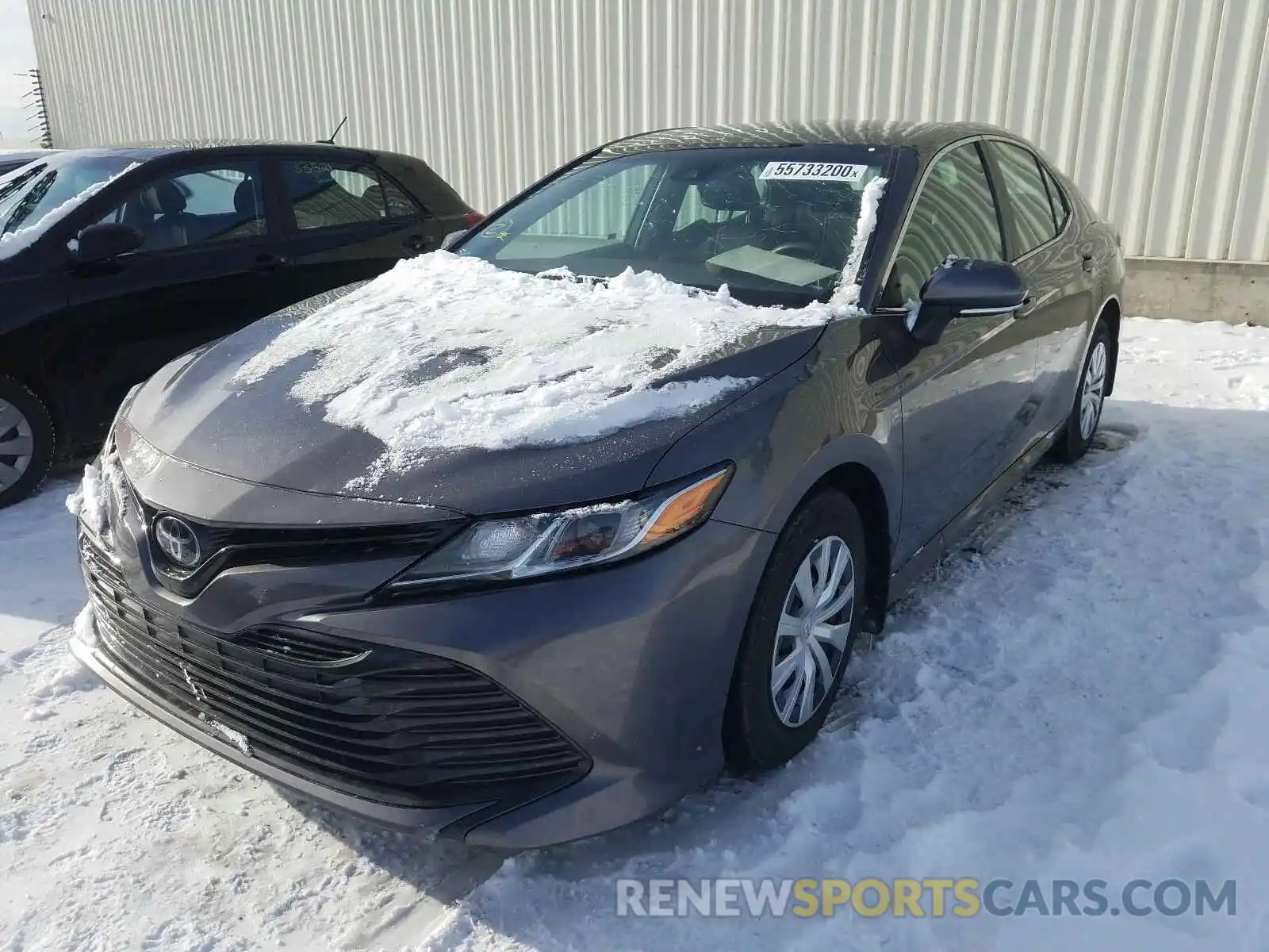 2 Photograph of a damaged car 4T1B11HK3KU212562 TOYOTA CAMRY 2019