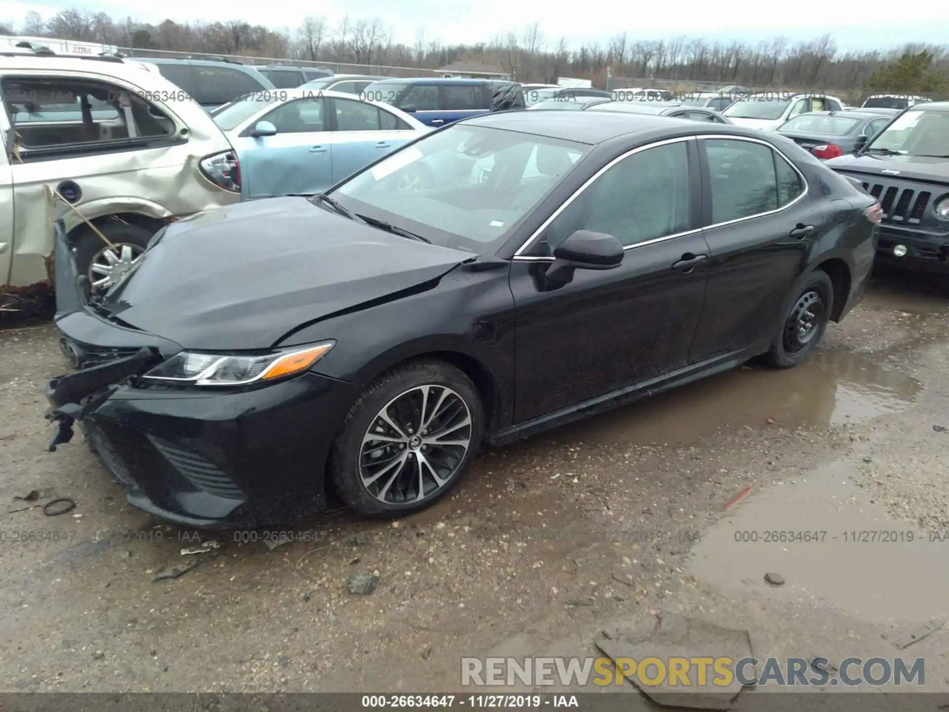 2 Photograph of a damaged car 4T1B11HK3KU212626 TOYOTA CAMRY 2019