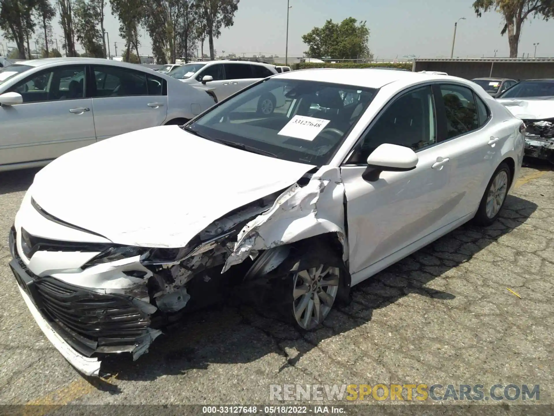 2 Photograph of a damaged car 4T1B11HK3KU213355 TOYOTA CAMRY 2019