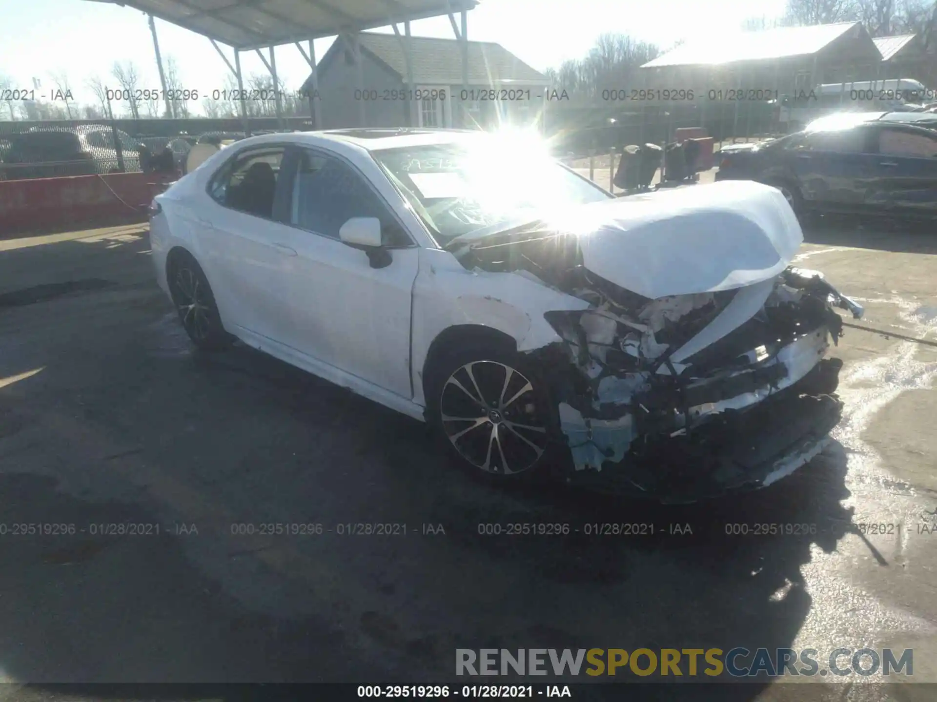 1 Photograph of a damaged car 4T1B11HK3KU213632 TOYOTA CAMRY 2019