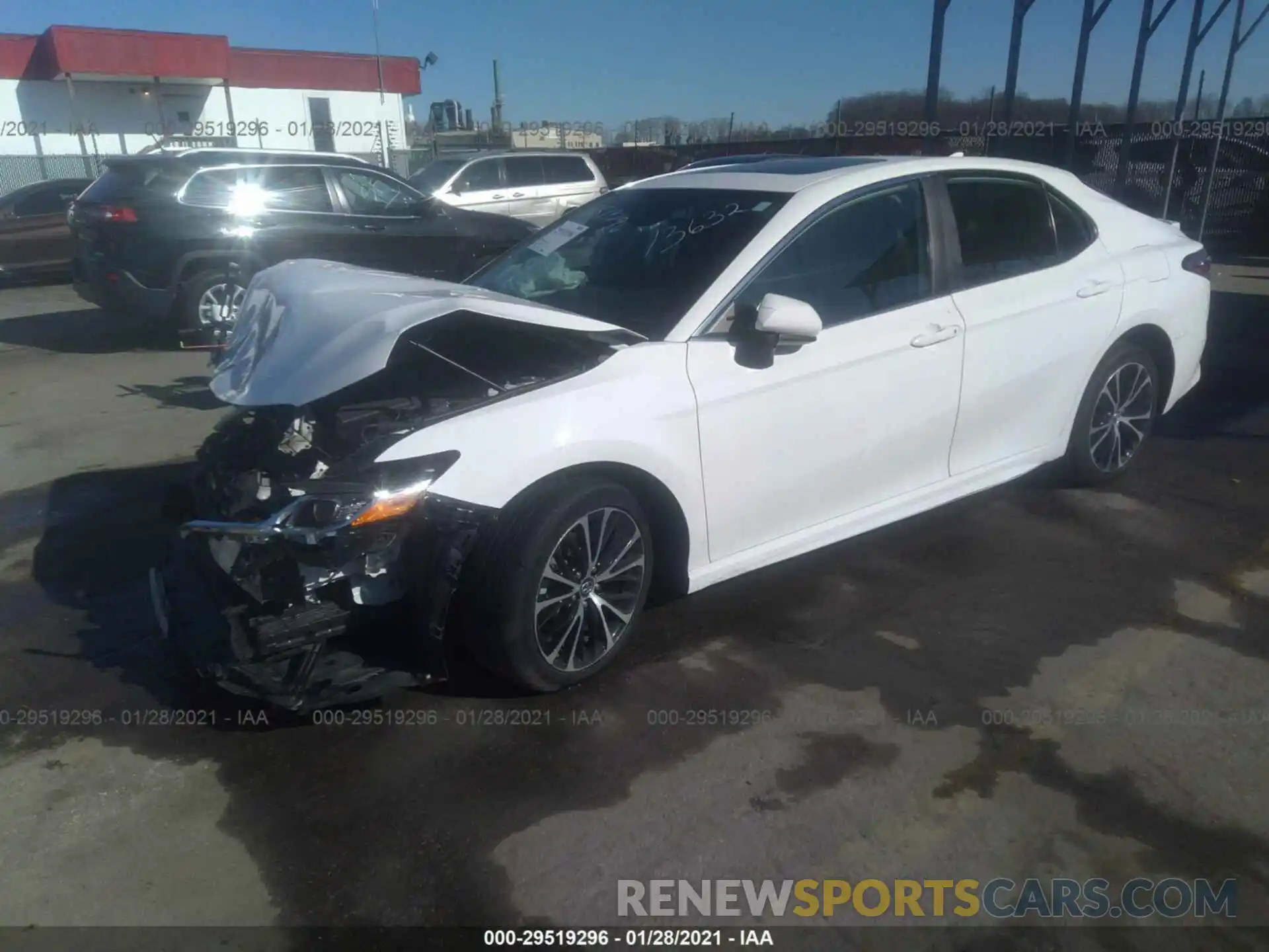 2 Photograph of a damaged car 4T1B11HK3KU213632 TOYOTA CAMRY 2019