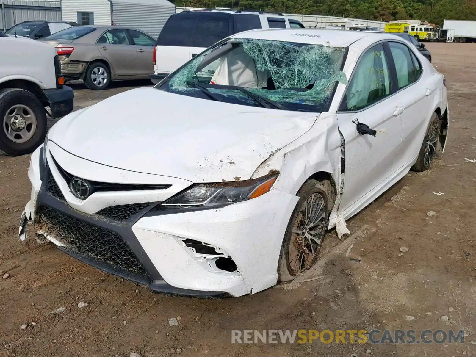 2 Photograph of a damaged car 4T1B11HK3KU214179 TOYOTA CAMRY 2019