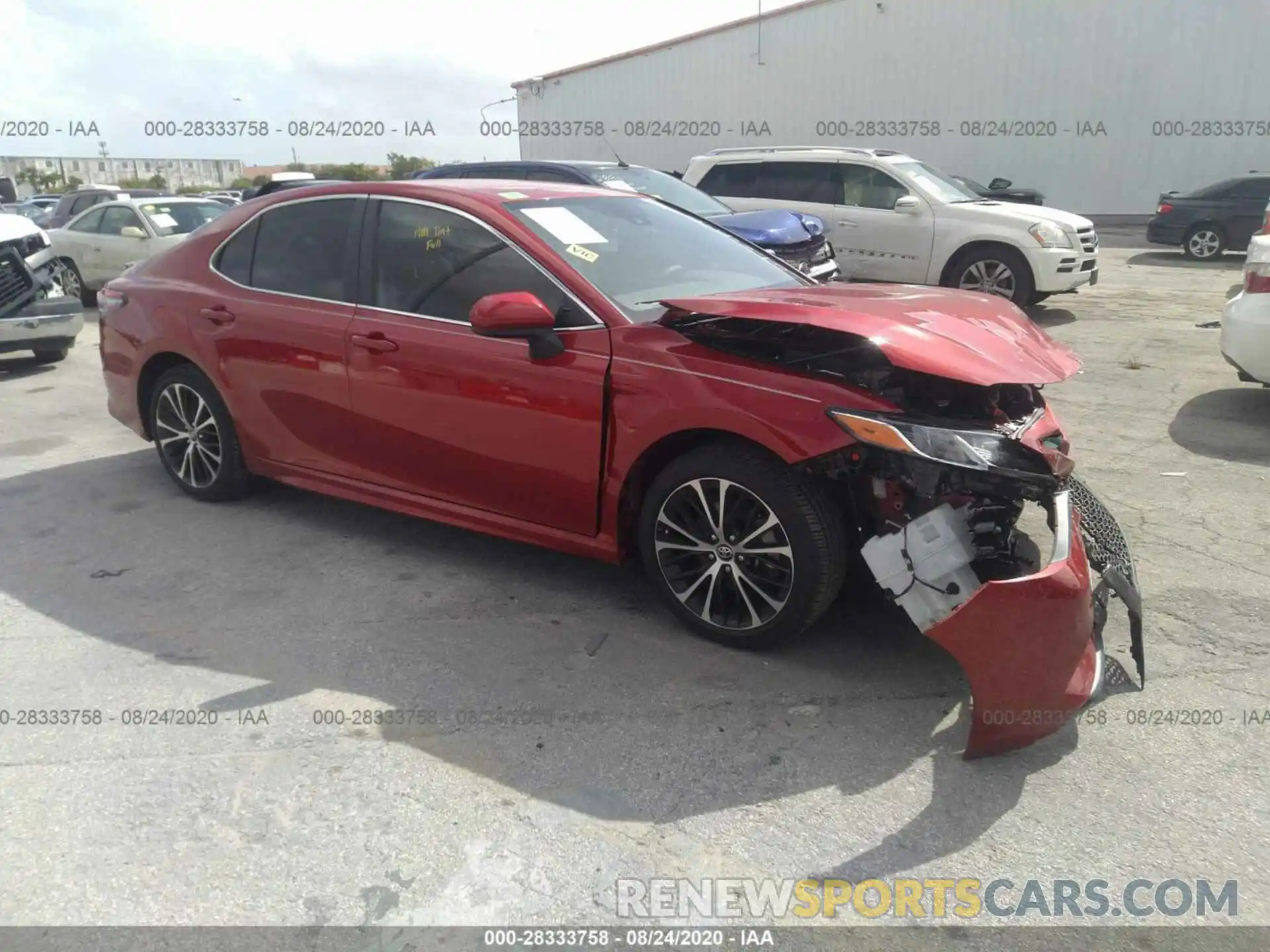 1 Photograph of a damaged car 4T1B11HK3KU214845 TOYOTA CAMRY 2019