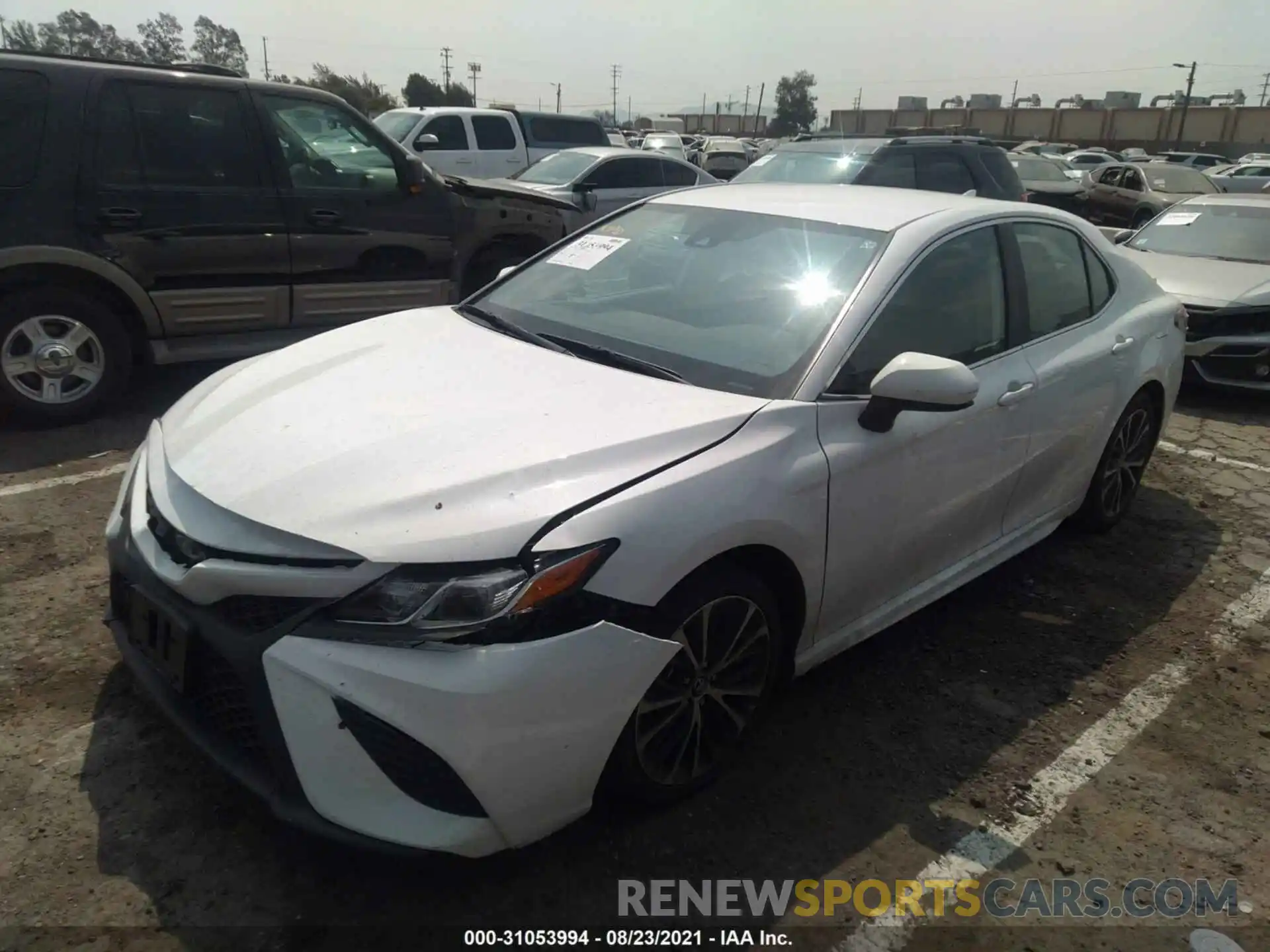 2 Photograph of a damaged car 4T1B11HK3KU215980 TOYOTA CAMRY 2019