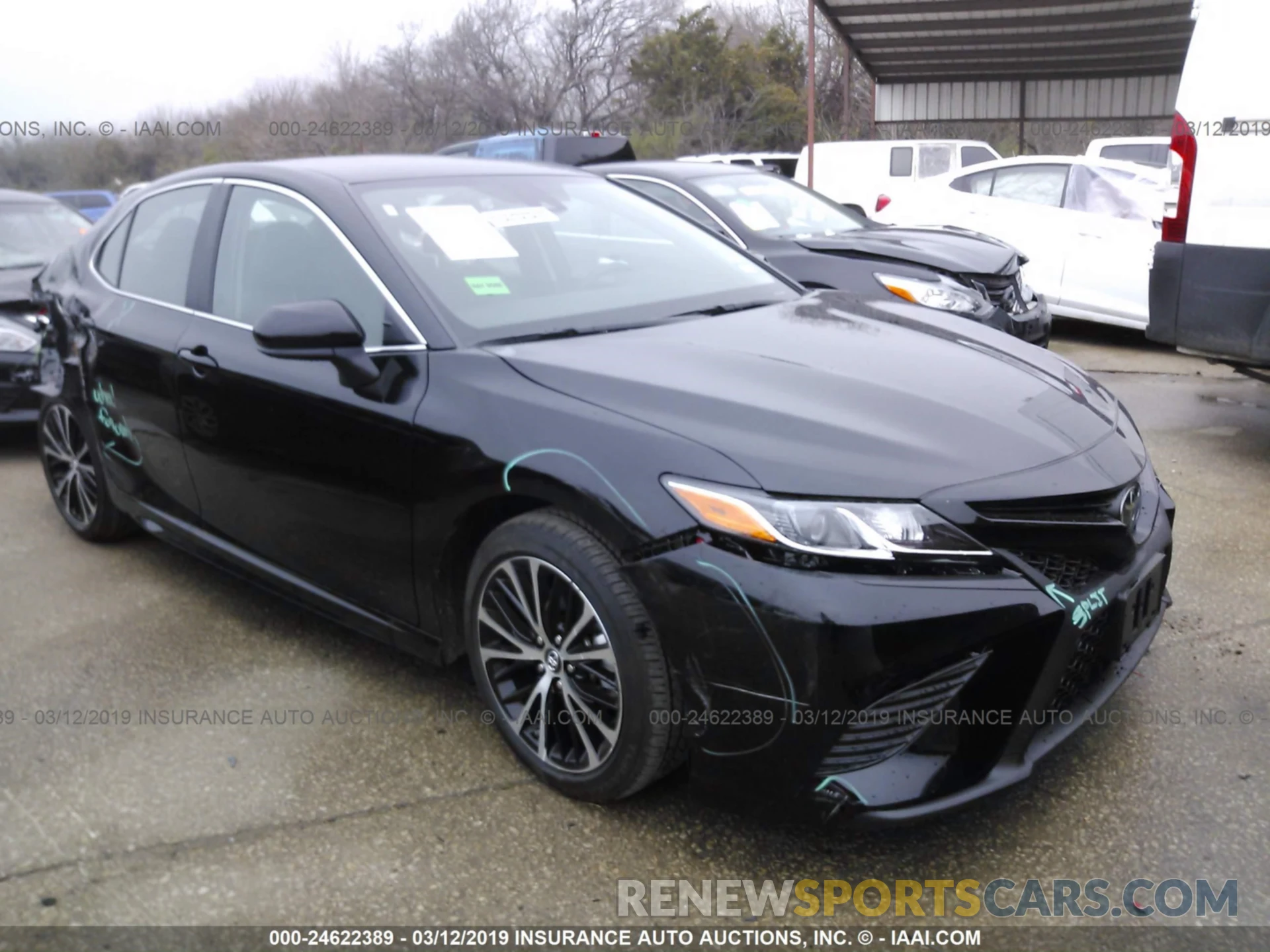 1 Photograph of a damaged car 4T1B11HK3KU216126 TOYOTA CAMRY 2019