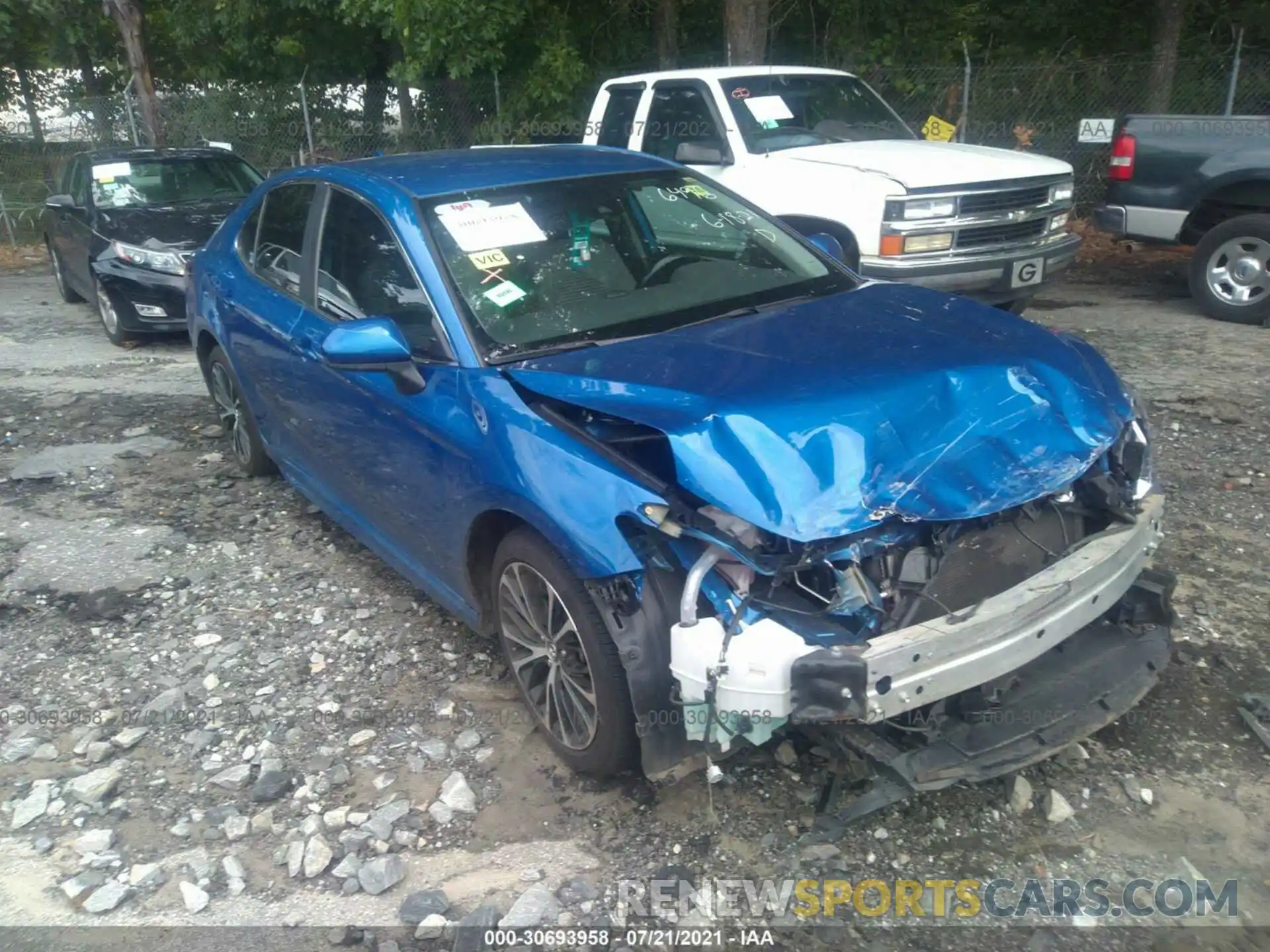 1 Photograph of a damaged car 4T1B11HK3KU216496 TOYOTA CAMRY 2019