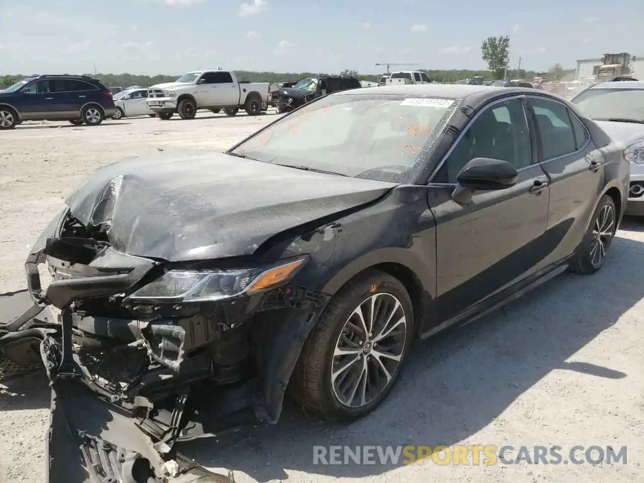 2 Photograph of a damaged car 4T1B11HK3KU217146 TOYOTA CAMRY 2019